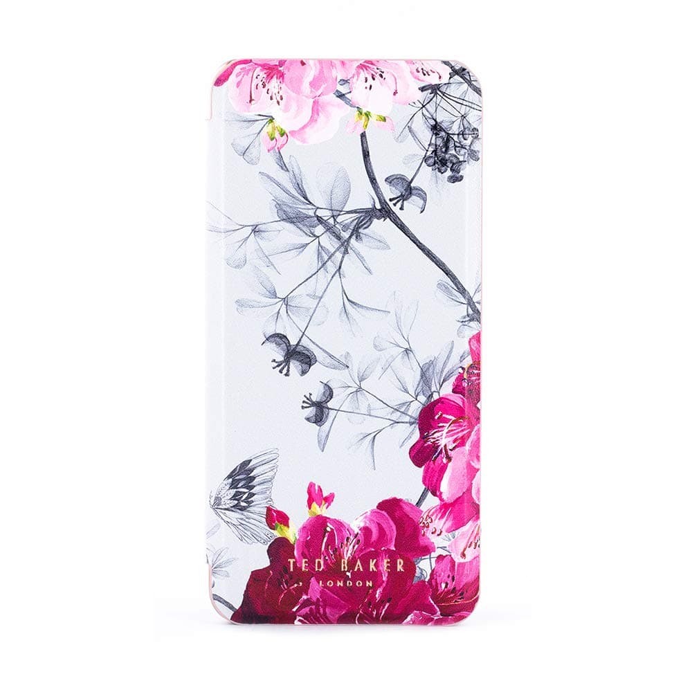 Ted Baker BABYLON Fashion Mirror Folio Case for Galaxy S9, Protective Cover for Professional Womens/Girls for Galaxy S9