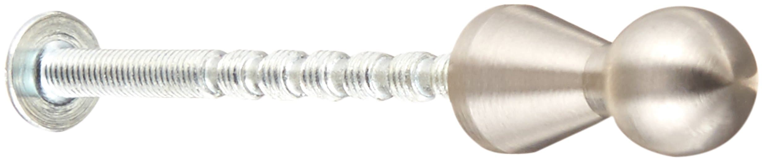 Siro Designs SD44-168 Brush Round Knob, 0.45-Inch, Stainless Steel