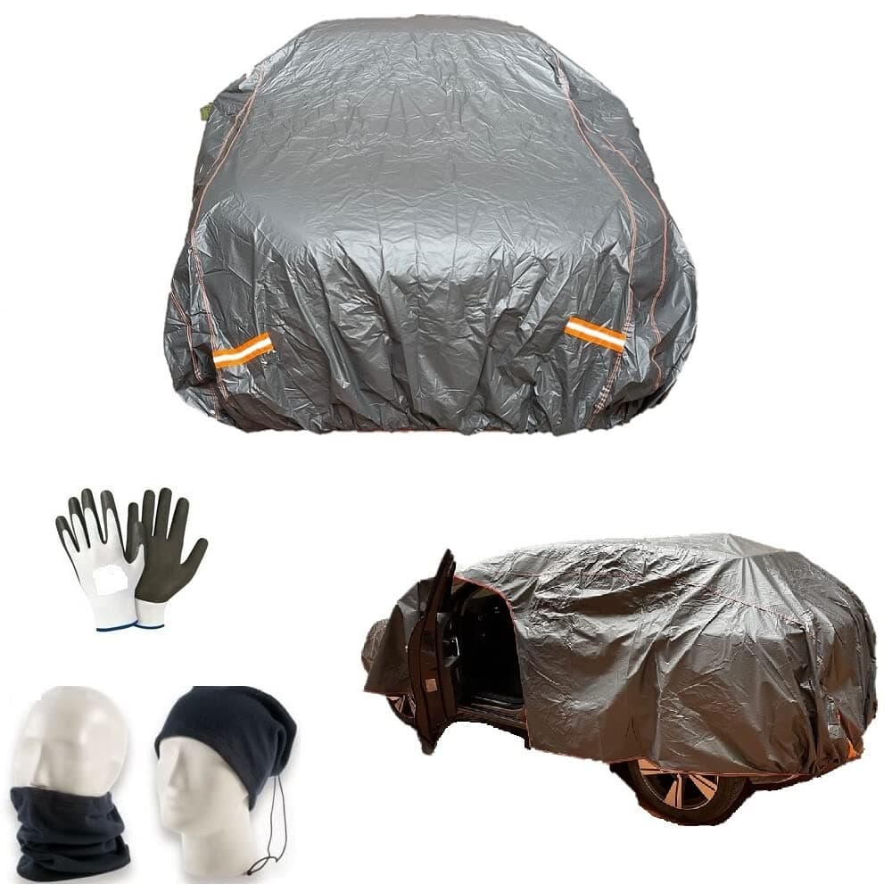 COMPATIBLE WITH VOLVO XC40 T4 Geartronic Inscription CAR COVER FELPATO ANTI-FANDINE WATERPROOF FLUO ADHESIVE INSERTS FOR CAR ANTI-FROG PROTECTION, MOLD, WIND 482X196X140