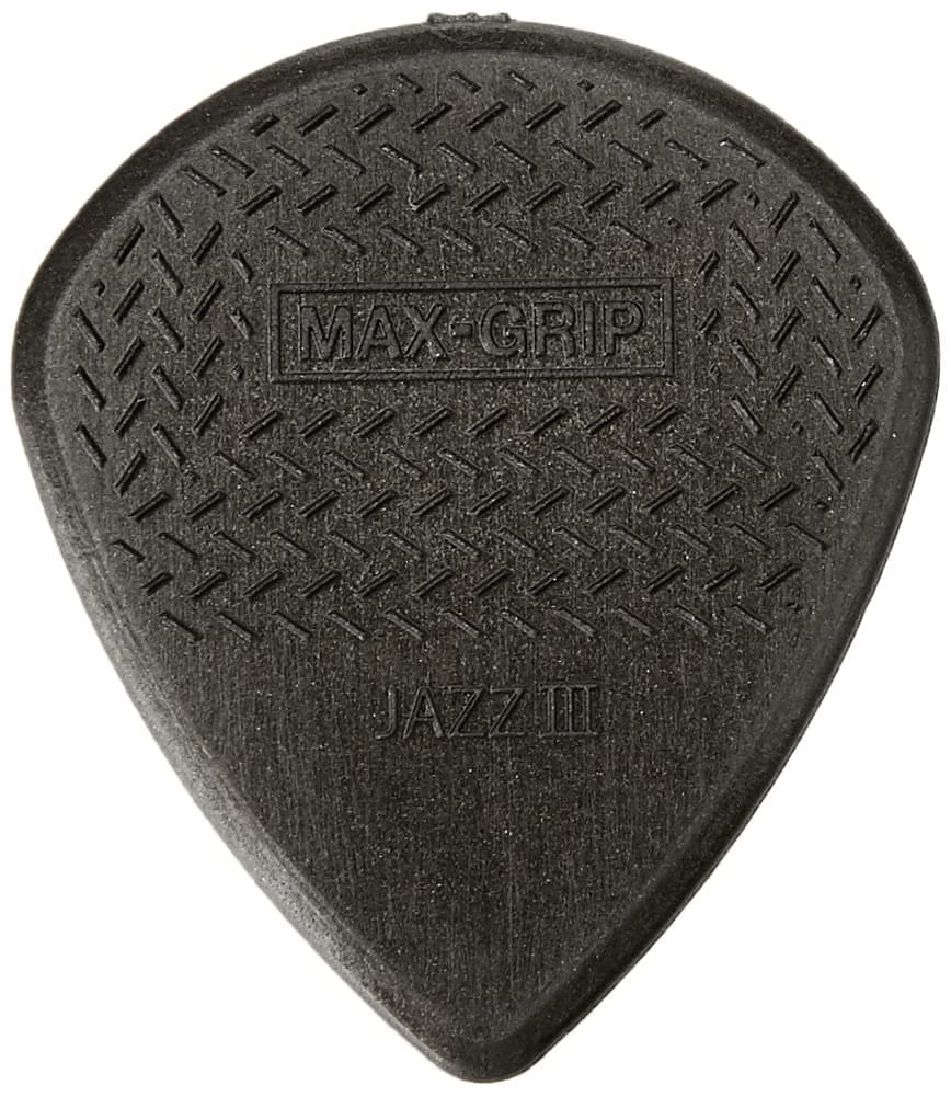 Dunlop Max Grip Jazz III Guitar Pick | 6 Pack