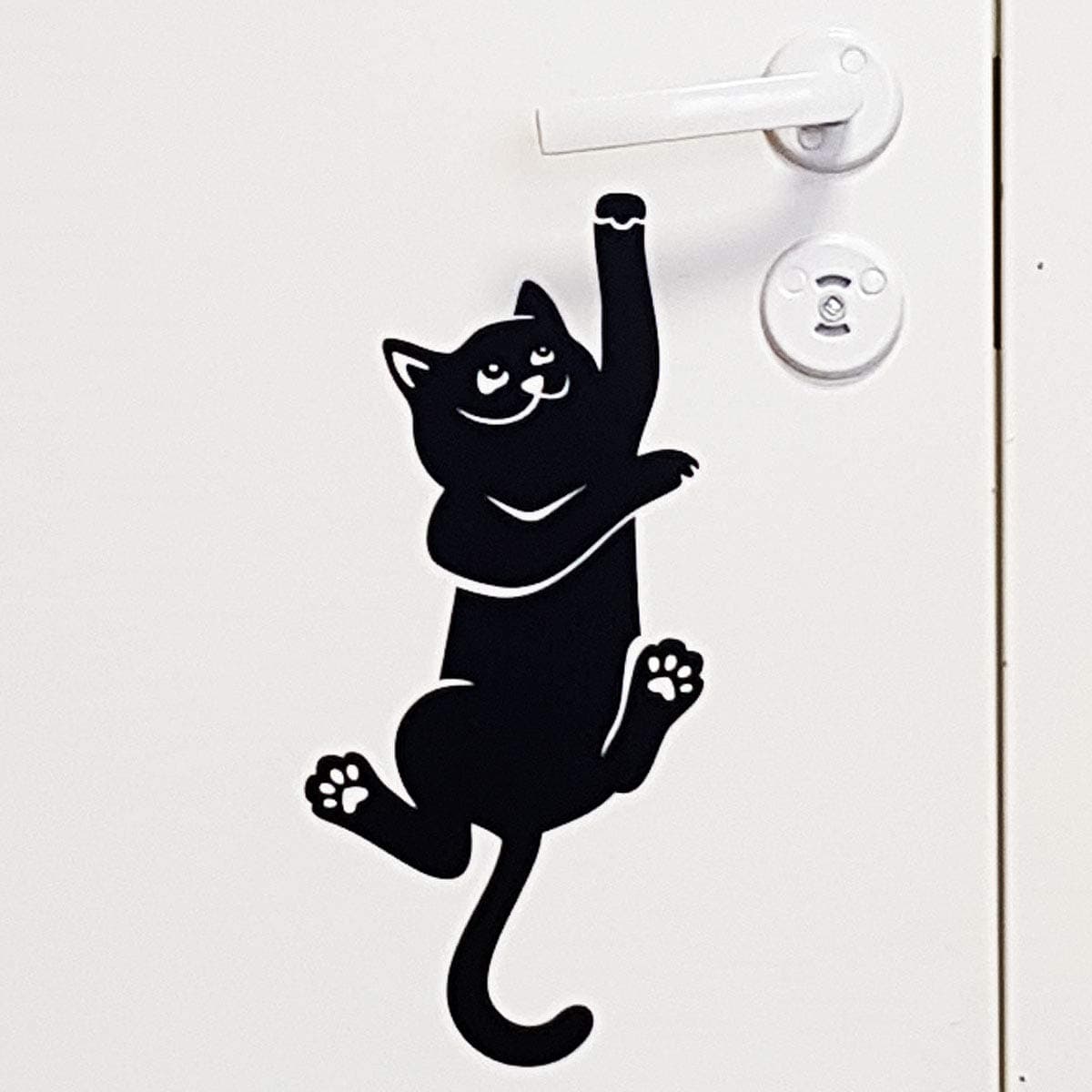 Wall4stickers Cat Wall Sticker door handle light switch socket Wall Sticker Vinyl Decal Mural home decoration power socket kids room nursery children room