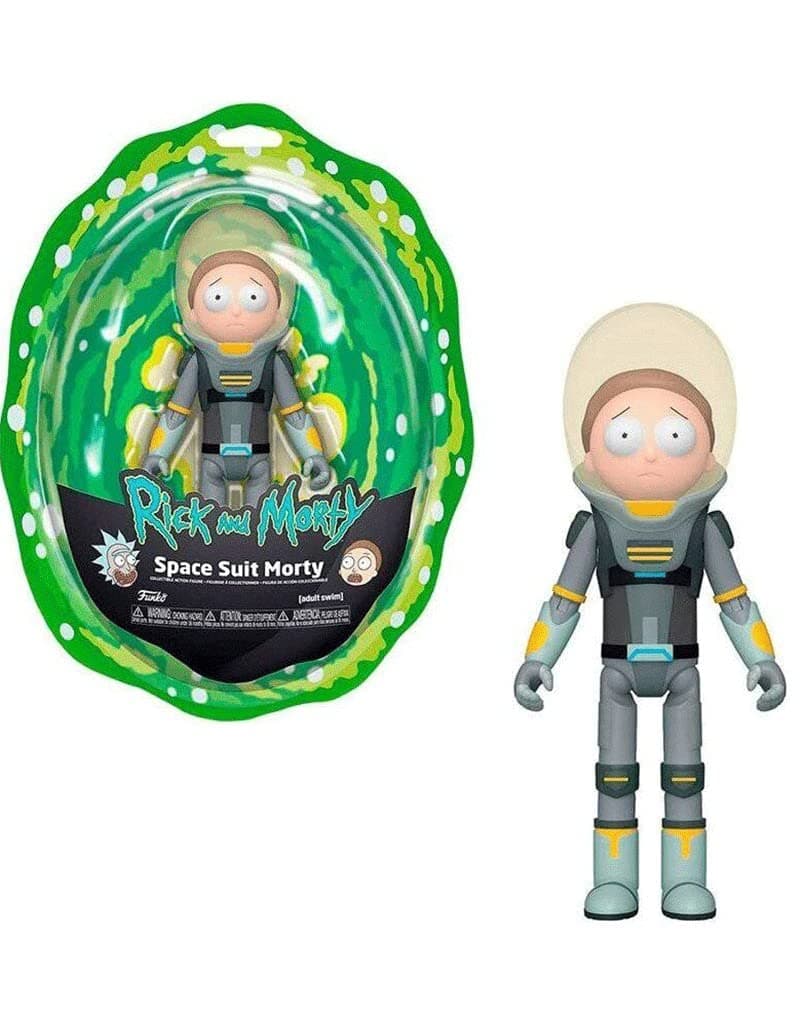 Action Figure: Rick & Morty - Mortimer "Morty" Smith - Space Suit Morty Rick Collectible - Collectable Toy - Gift Idea - Official Merchandise - for Boys, Girls, Kids & Adults - TV Fans