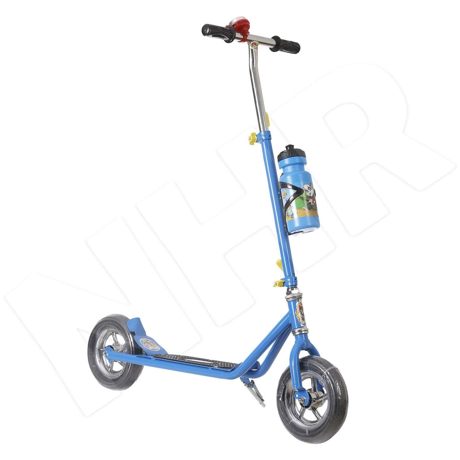 Dash 2 Wheel Power Ranger Scooter with Sipper, Bell, Side Stand and Height Adjustable Handle for Kids (Upto 12 Years, Capacity 60 kg, Blue)