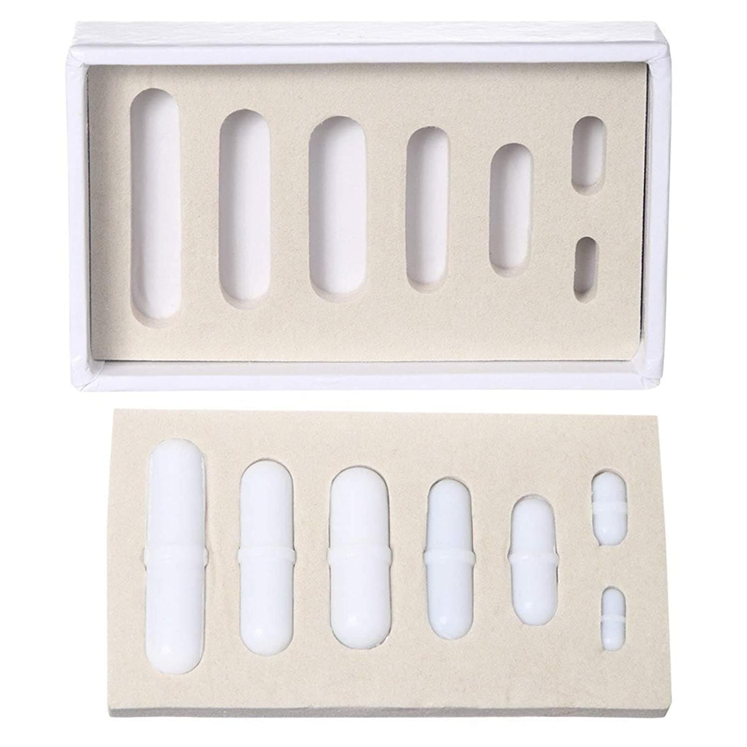 7 Pcs PTFE Magnetic Stirrer Mixer Stir Bar Spinbar Stirring