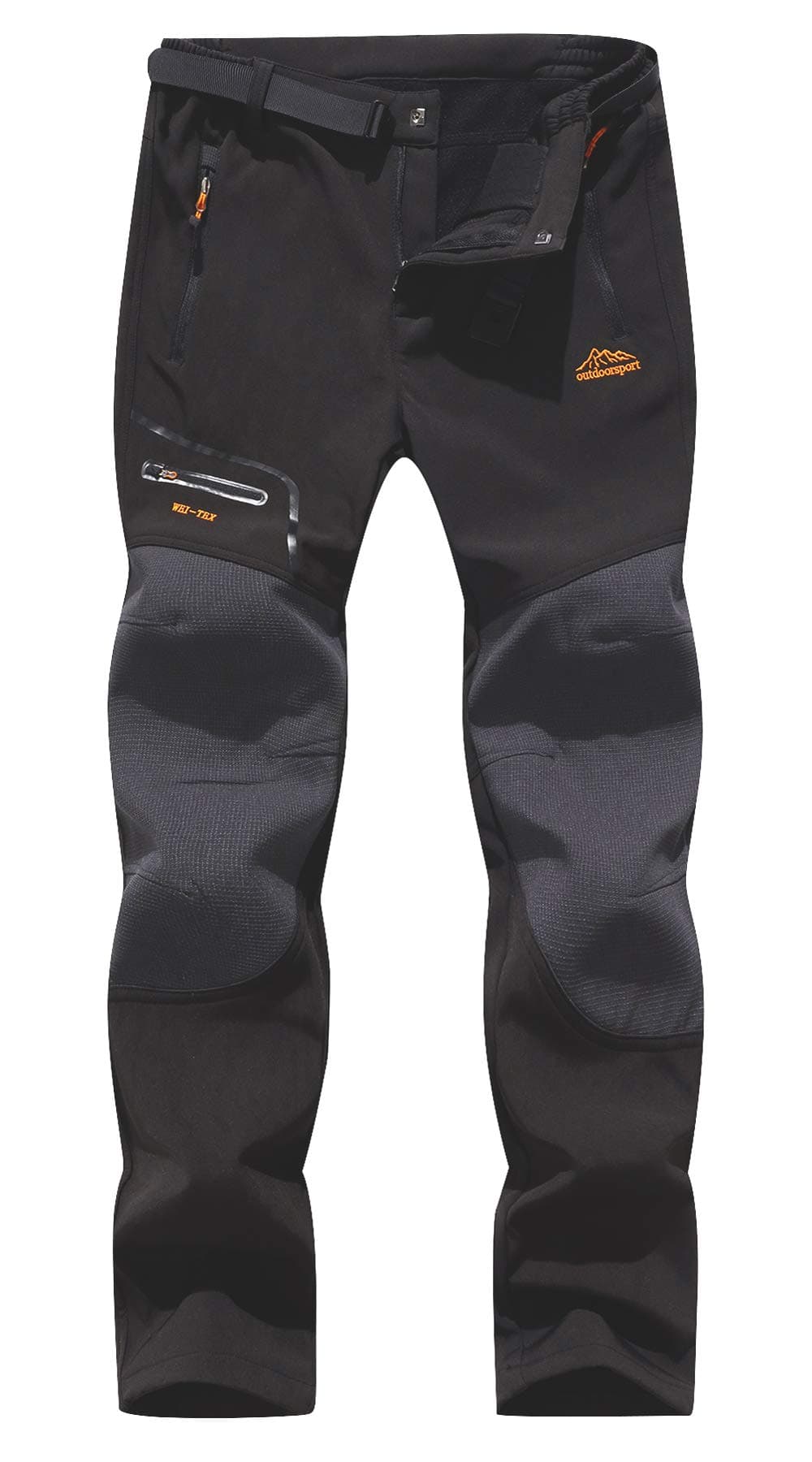 Men's Snow Ski Outdoor Waterproof Windproof Fleece Cargo Hiking Pants