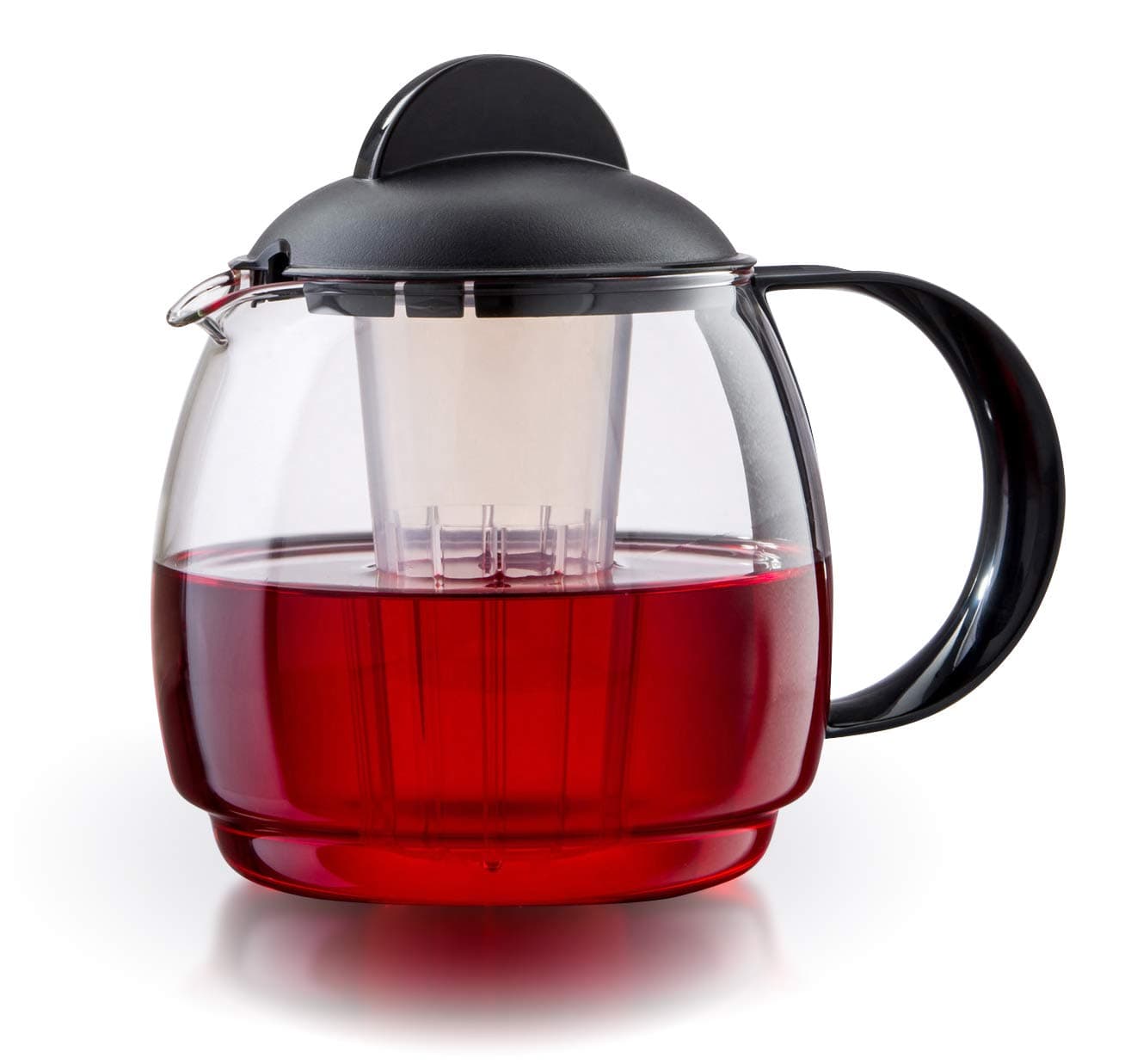 Boral TEAPOT 1.8 Litre Microwave Glass Teapot with Infuser and Drainer