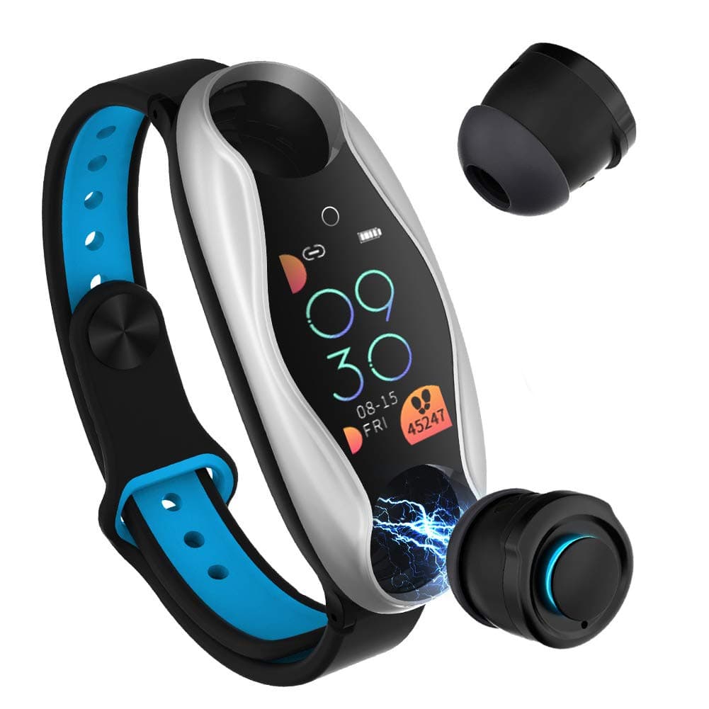 Yiwa Smart Watch Bracelet with Wireless Headphones for LEMFO LT04