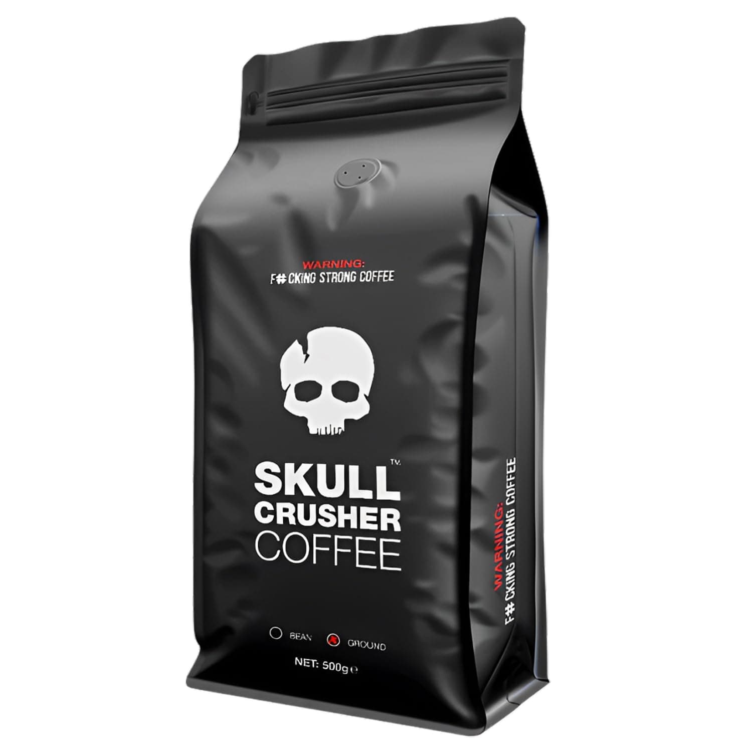 World's Strongest High Caffeine Coffee - Premium Full-Bodied, Dark Roast, Rainforest Alliance Certified Coffee - 500g (500g, Whole Bean)