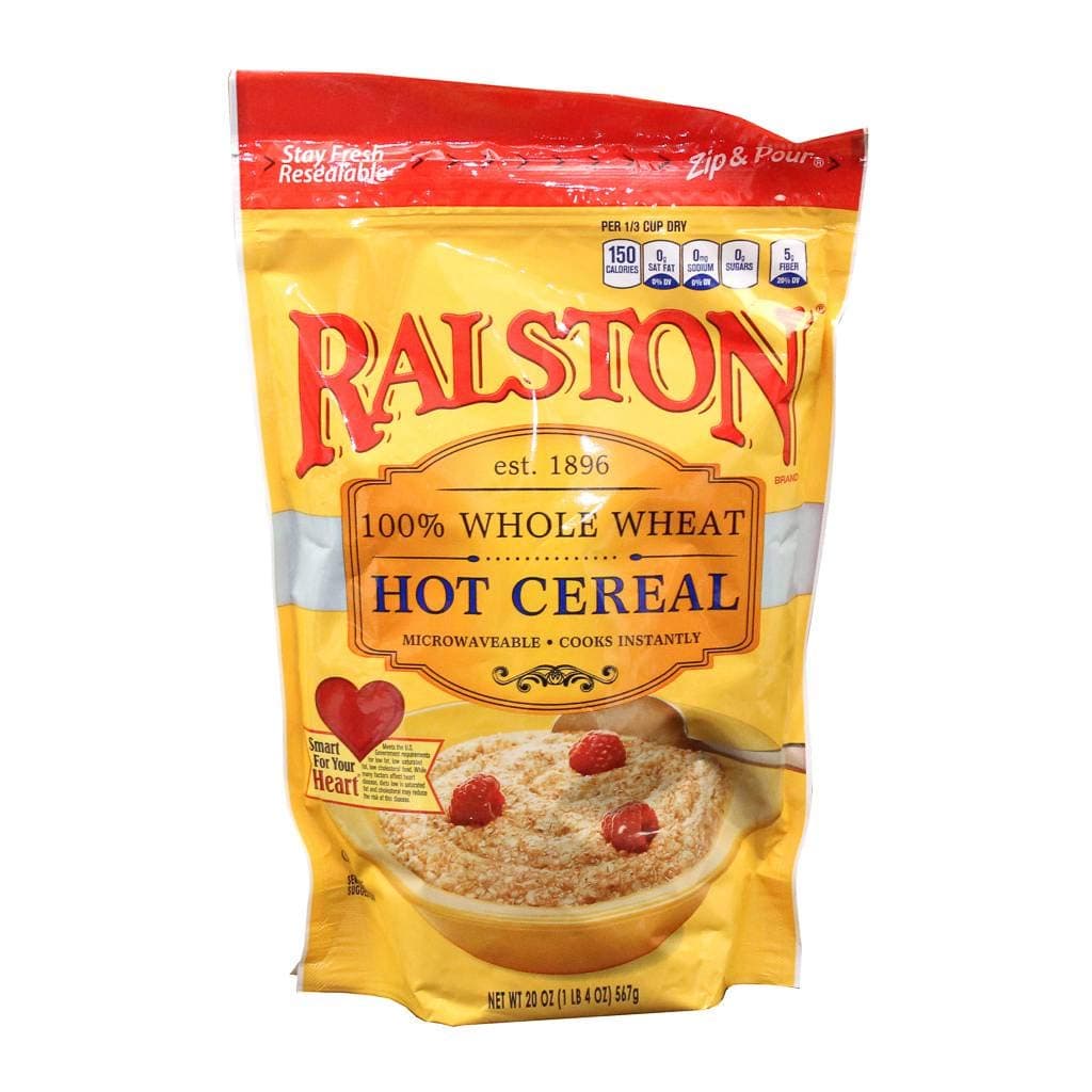 Ralston Foods 100 Percent Wheat Hot Cereal, 20 Ounce -- 12 per case.