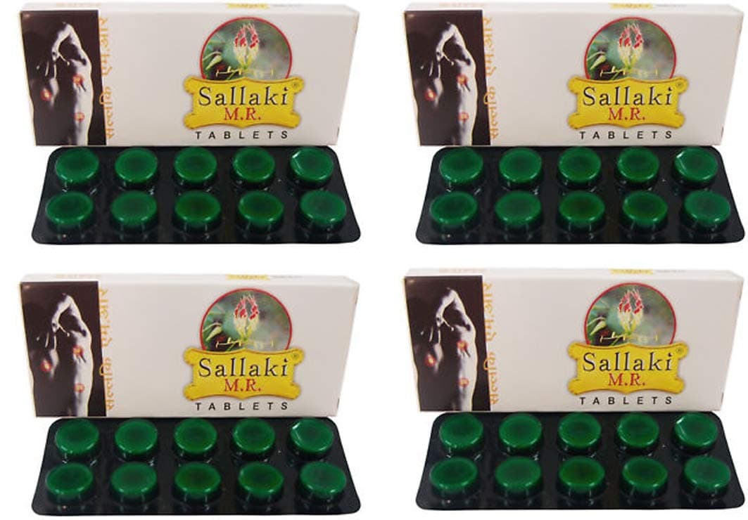 4 x Gufic Biosciences - Sallaki M.R Tablets - (4 x 10 Tabs)