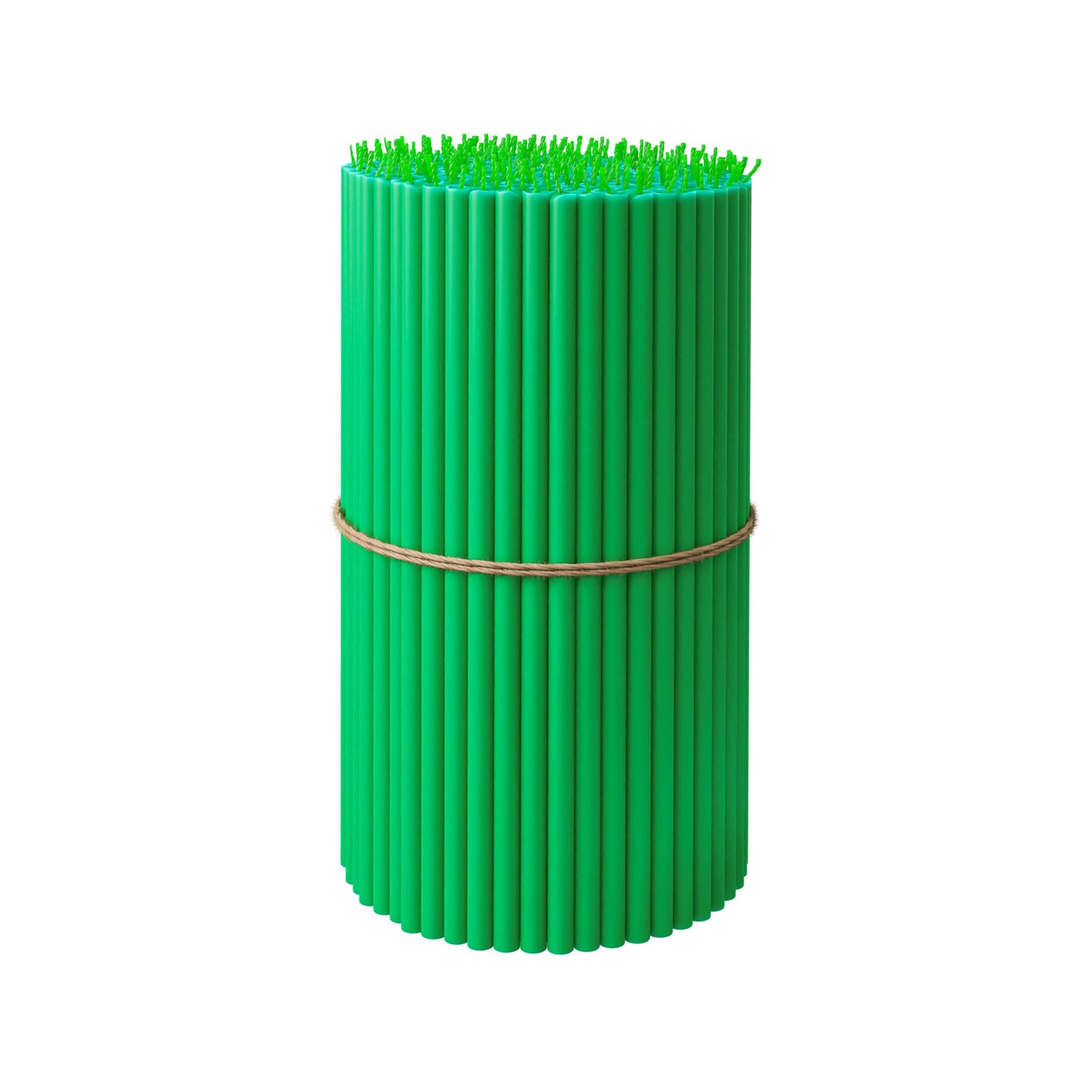 BlueBee Pure Beeswax Candles Bulk for Home - 50pcs Tall Thin Taper Candles, Honey Scent, Smokeless, Long-Burn, All Natural for Church Prayer, Hanukkah, Birthday Cake