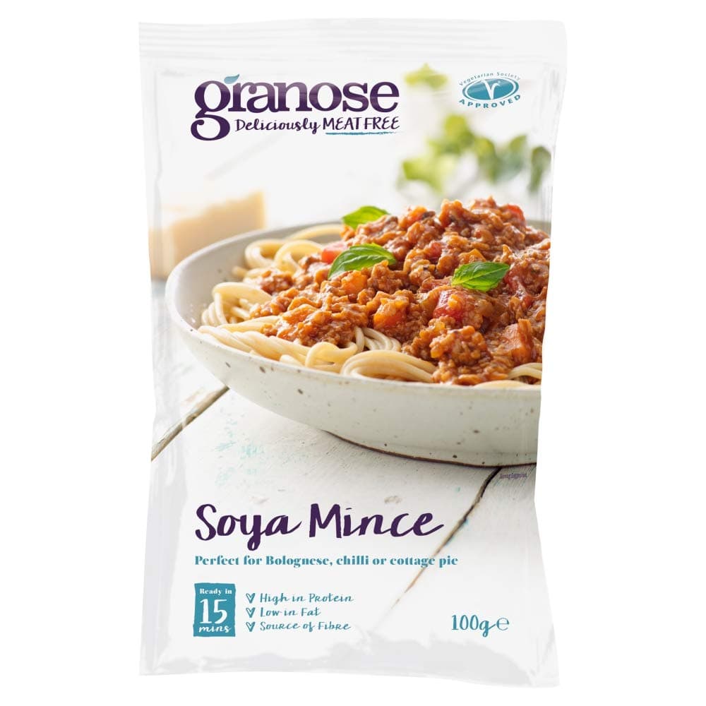 Granose Deliciously Meat Free Soya Mince, 100 g, (Pack of 6 )