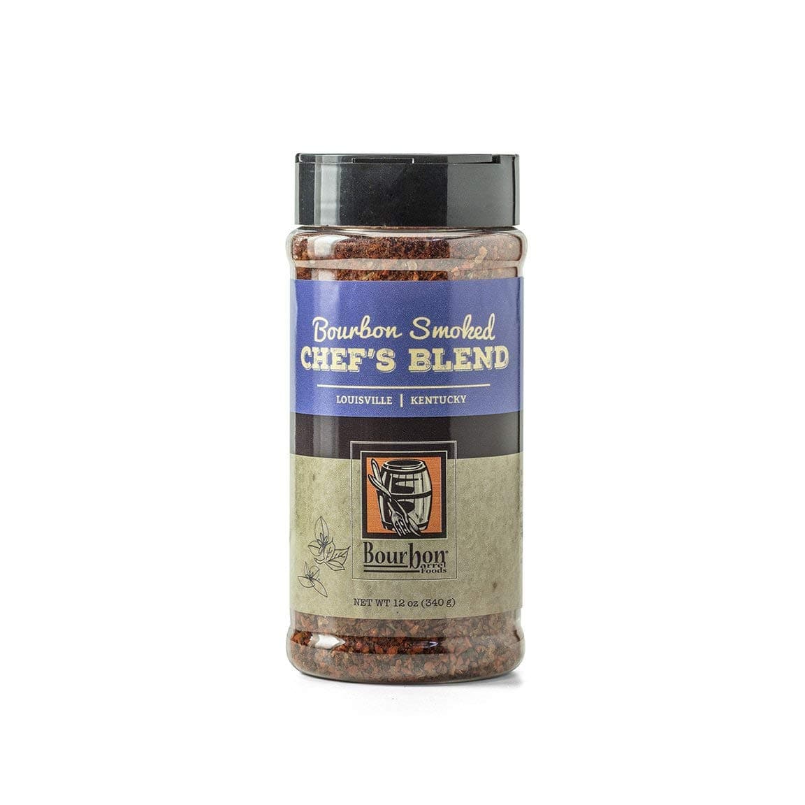 Bourbon Smoked Chef's Blend - 12 oz. plastic shaker