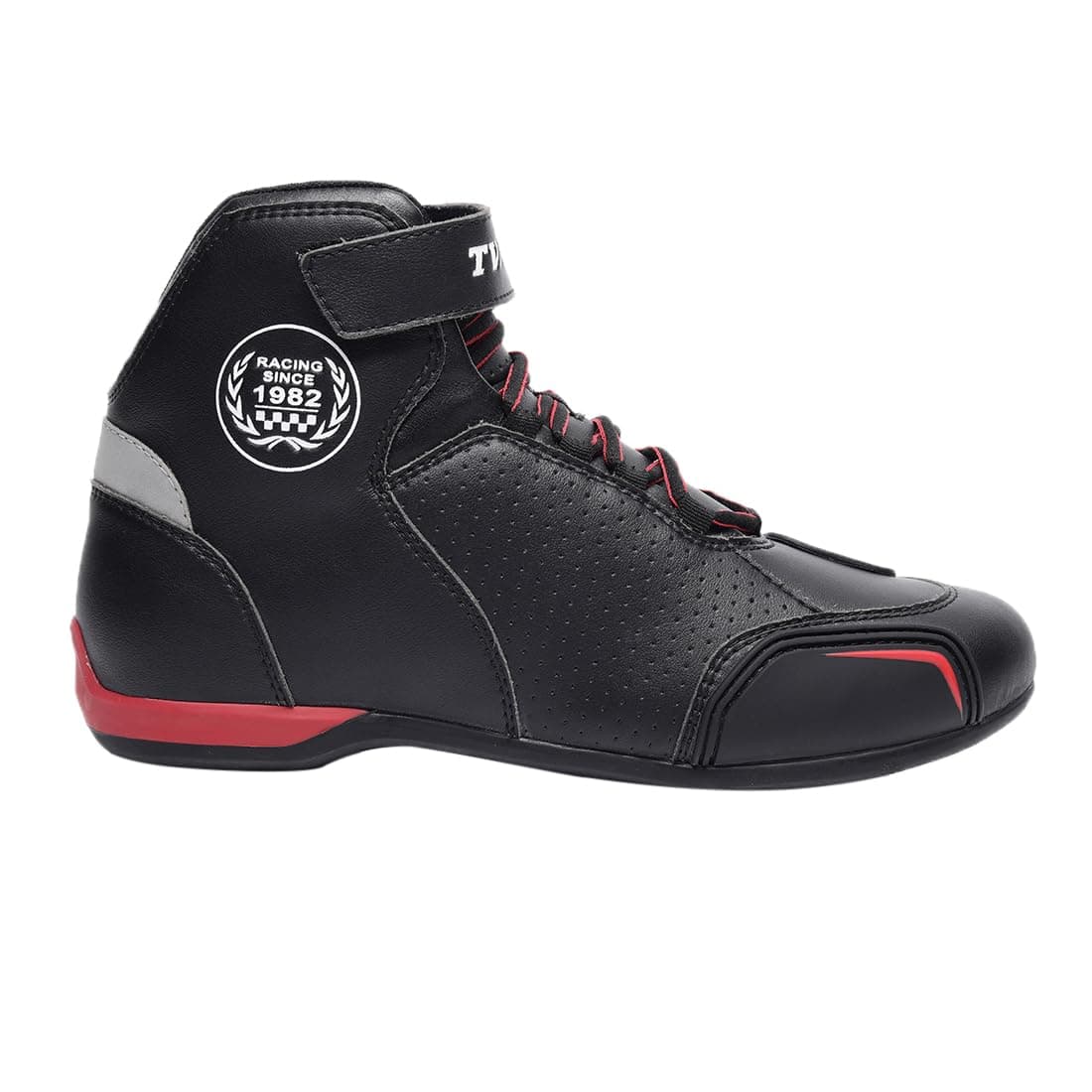 - Racing Ankle Length Riding Boots for Men:Waterproof Riding Shoes with Reflective Panels