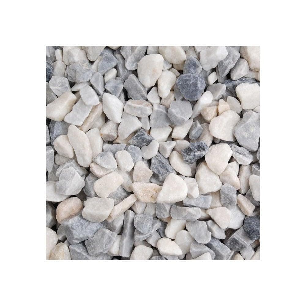 Polar ice Decorative Aggregates Slate Chippings Garden Gravel 20mm 20 Kg