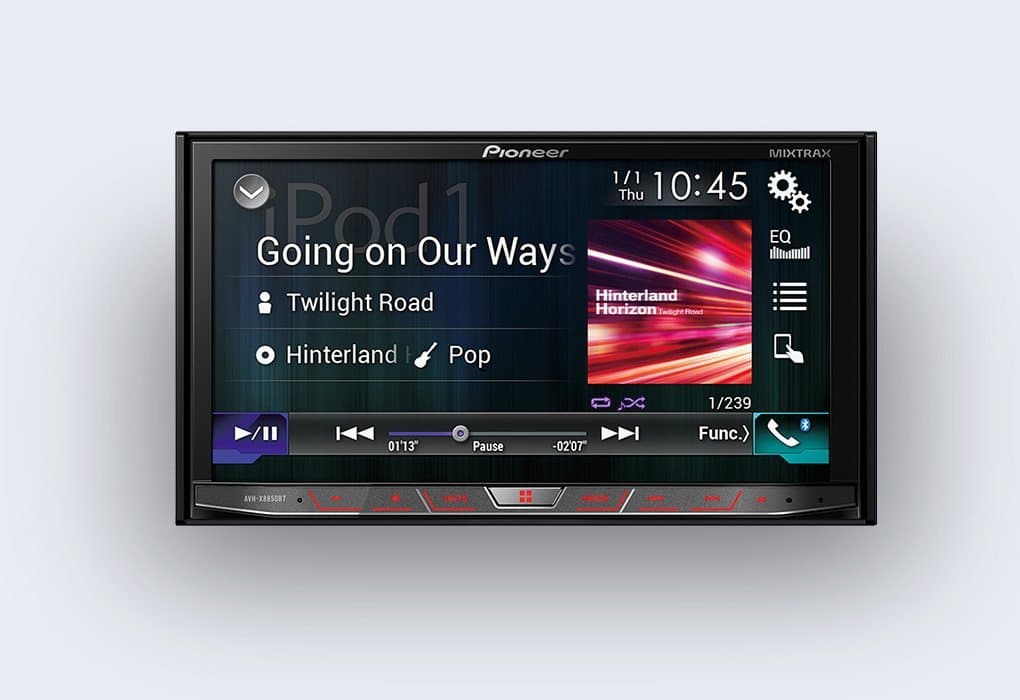 Pioneer AVH-X8850BT 7" 2-Din DVD, CD, Dual USB, SD, BT, Apple Car Play, MIXTRAX