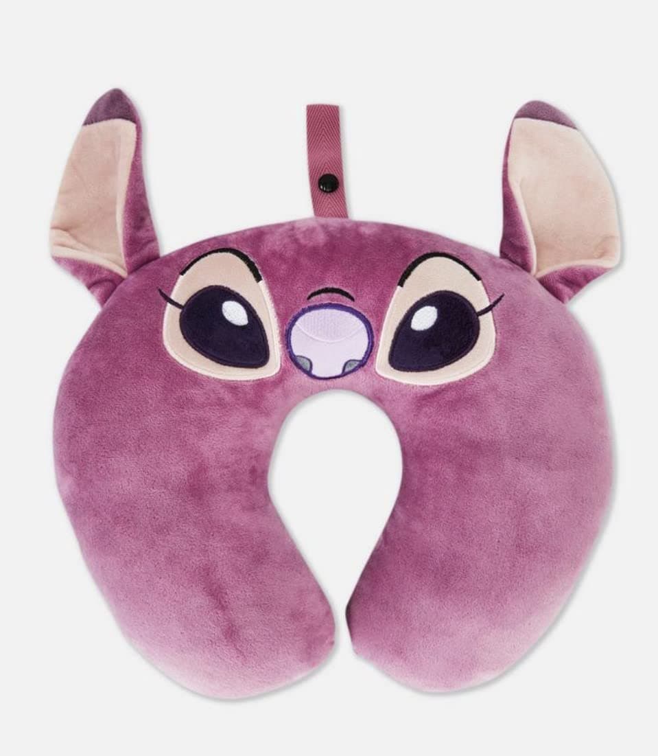 New Disney Lilo & Stitch Angel Travel Pillow Neck Support Pillow Cushion Holiday Primark