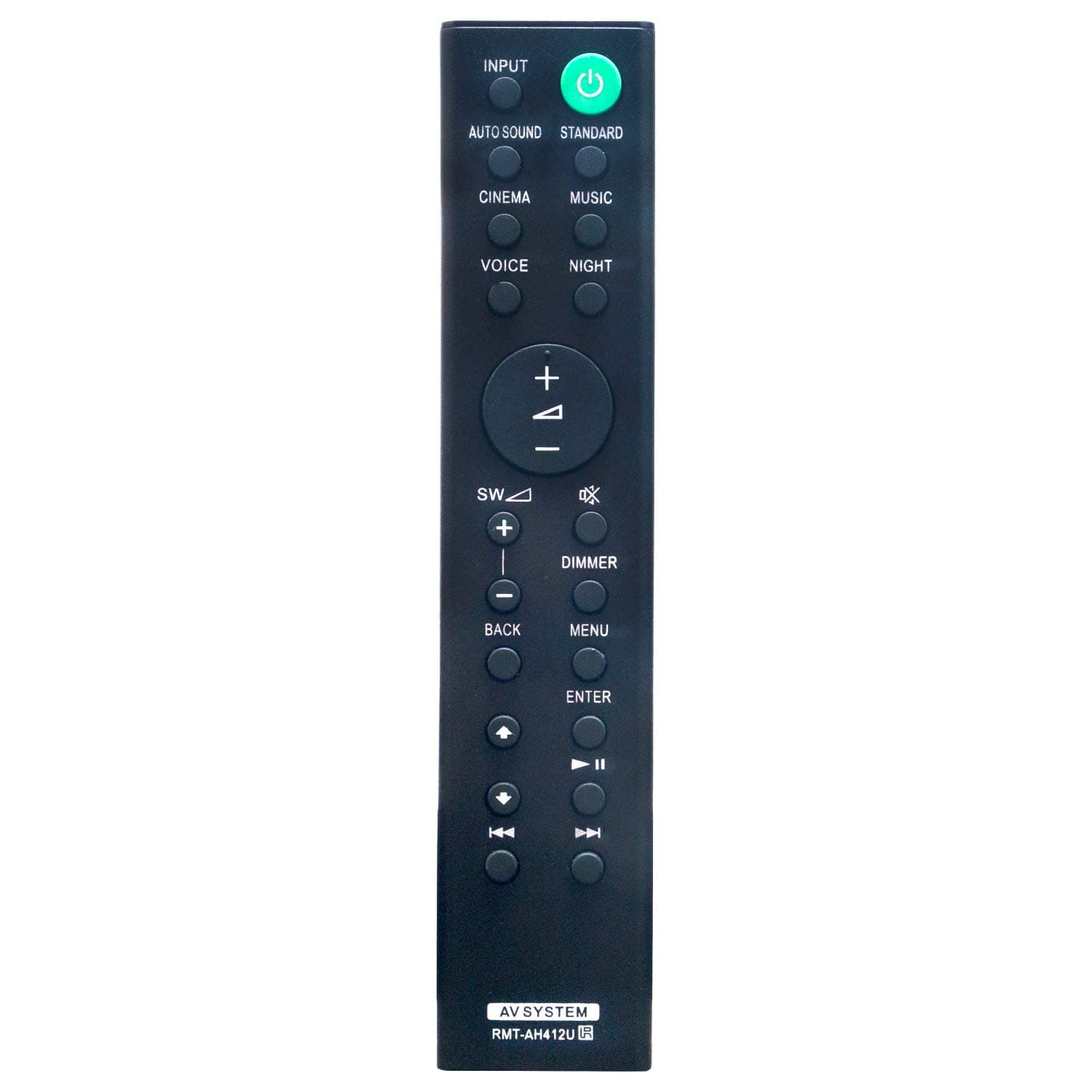 Allimity RMT-AH412U Remote Control Replacement for Sony Home Theatre System HT-S20R HT-S500RF HT-S700RF SS-S20R SA-WS20R SS-SS20R SA-WS500RF SS-SS500RF SS-S500RF SS-SS700RF SS-S700RF SA-WS700RF