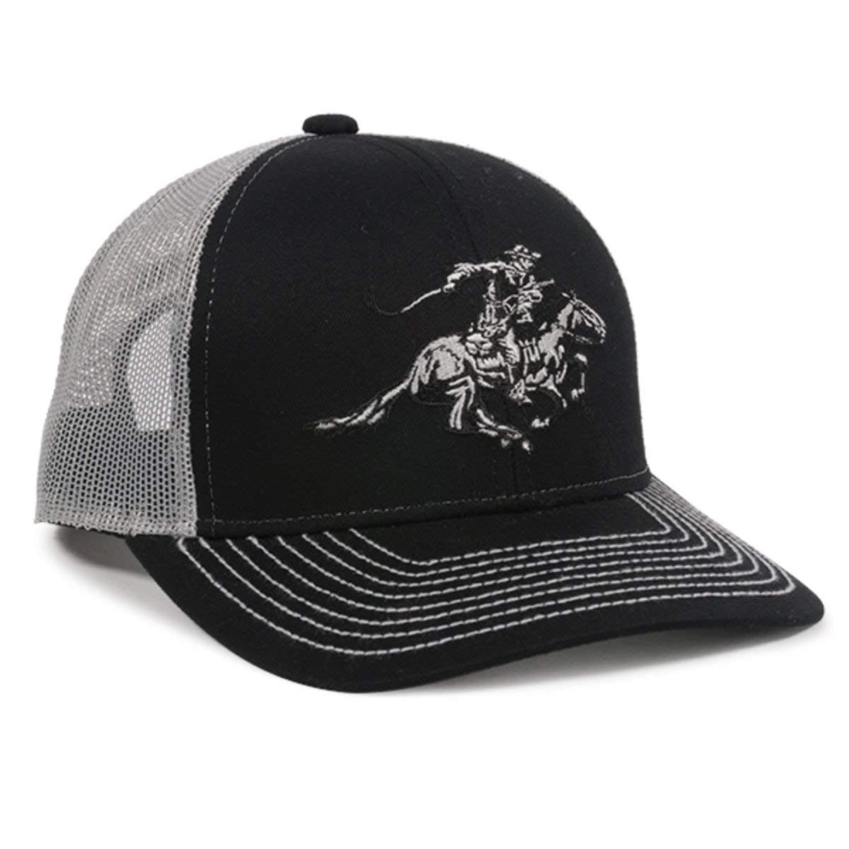 Outdoor Cap Standard WIN46B Black/Light Grey, One Size Fits