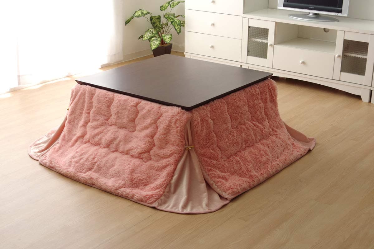 Kawaii Pink Kotatsu Futon Made of Filament Phillips Only Futon No Table 180×180cm