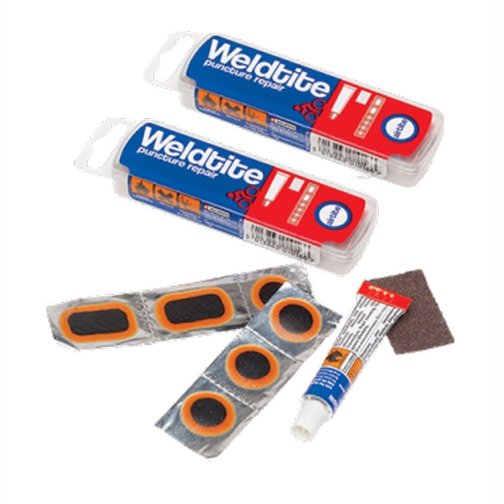 WELDTITE 2 x Airtite Puncture Repair kit for Road Bike Cycle 700c 29" 27.5" 26" 20" 16" 14" 12" Inner Tubes
