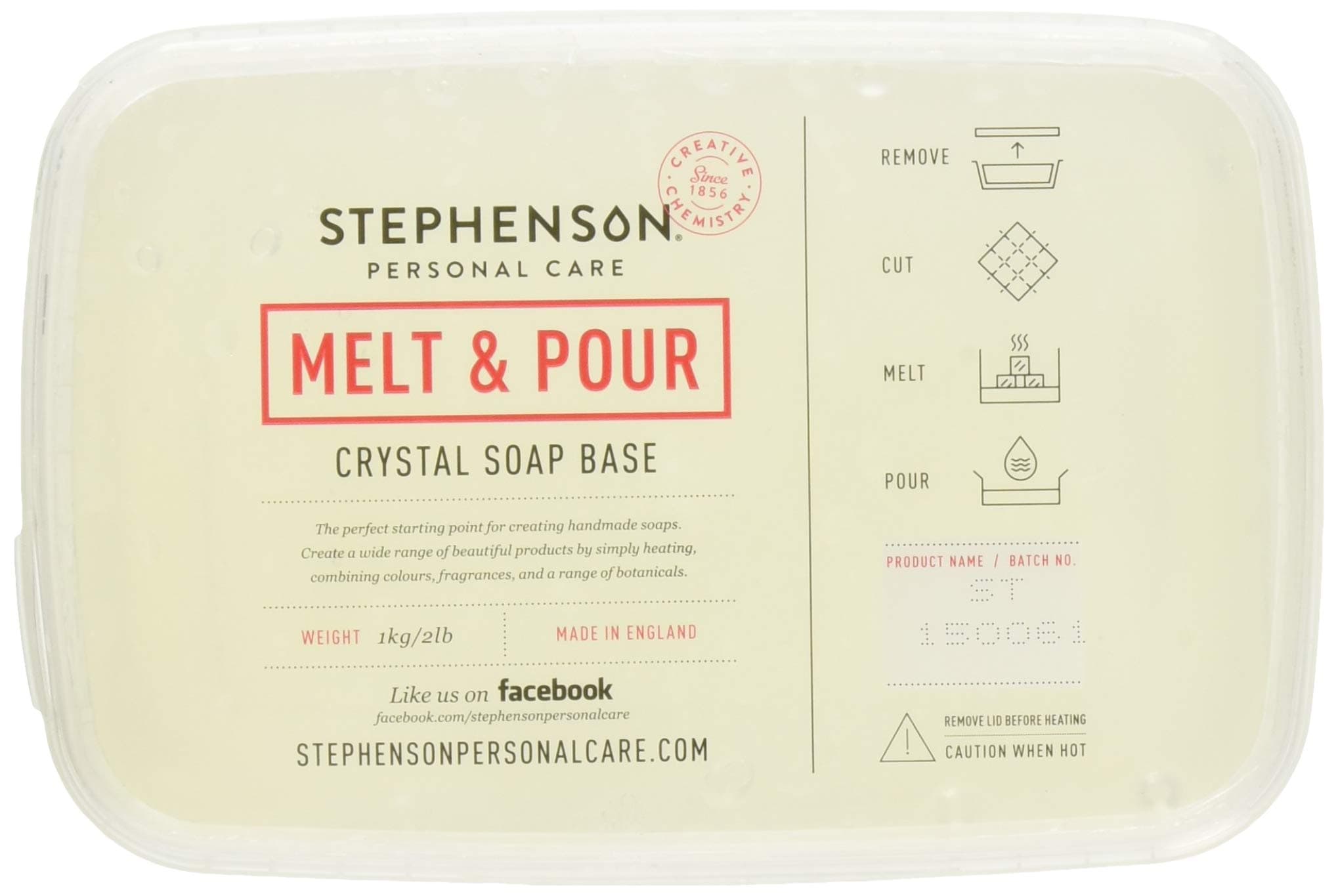 Stephenson Step-Clear Melt and Pour Soap Base 2lb