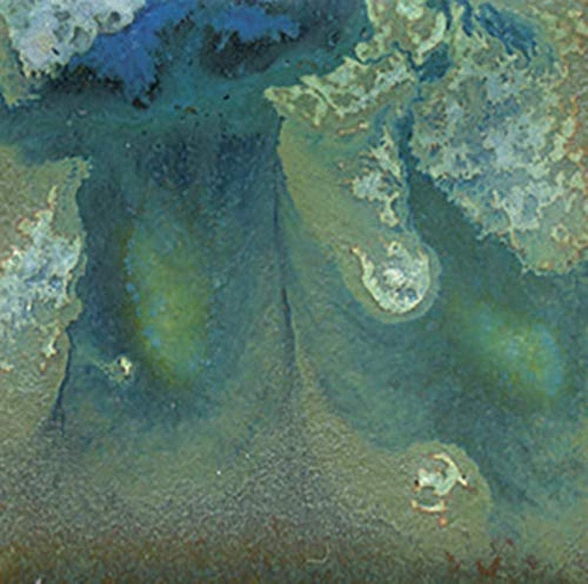 Mayco Elements Chunkies Glaze, Moss Creek EL-208, 1 Pint