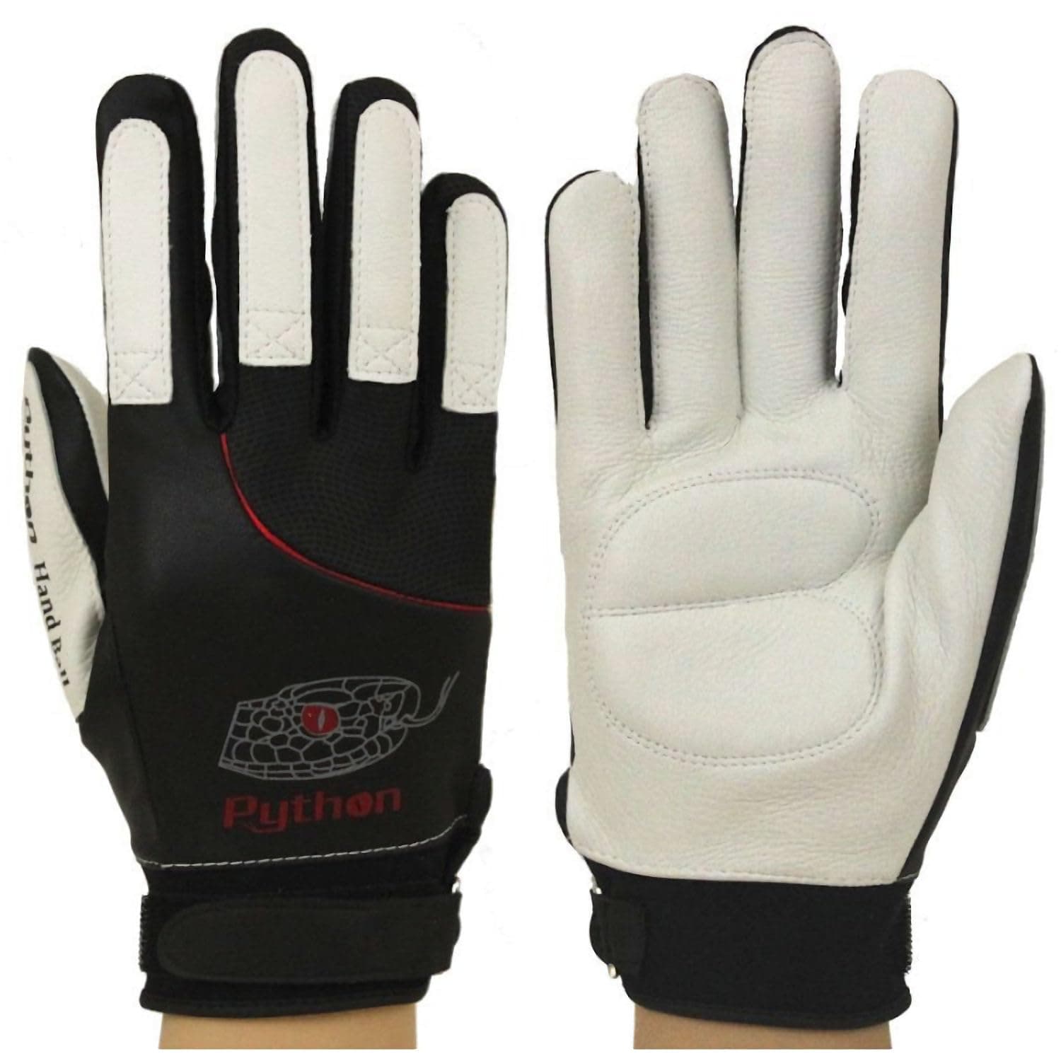 Python Deluxe Handball Glove (Pair) (Padded) (w/Strap) (Small-XL)