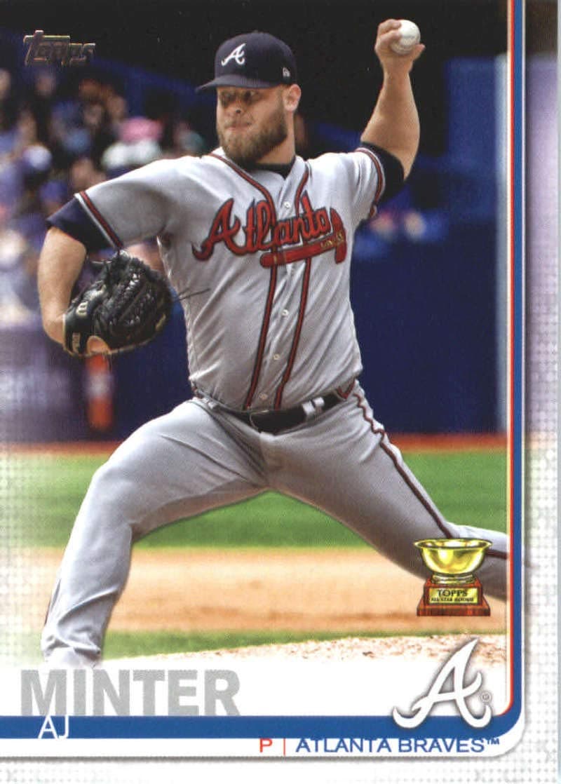 2019 Topps #467 A.J. Minter Atlanta Braves Baseball Card