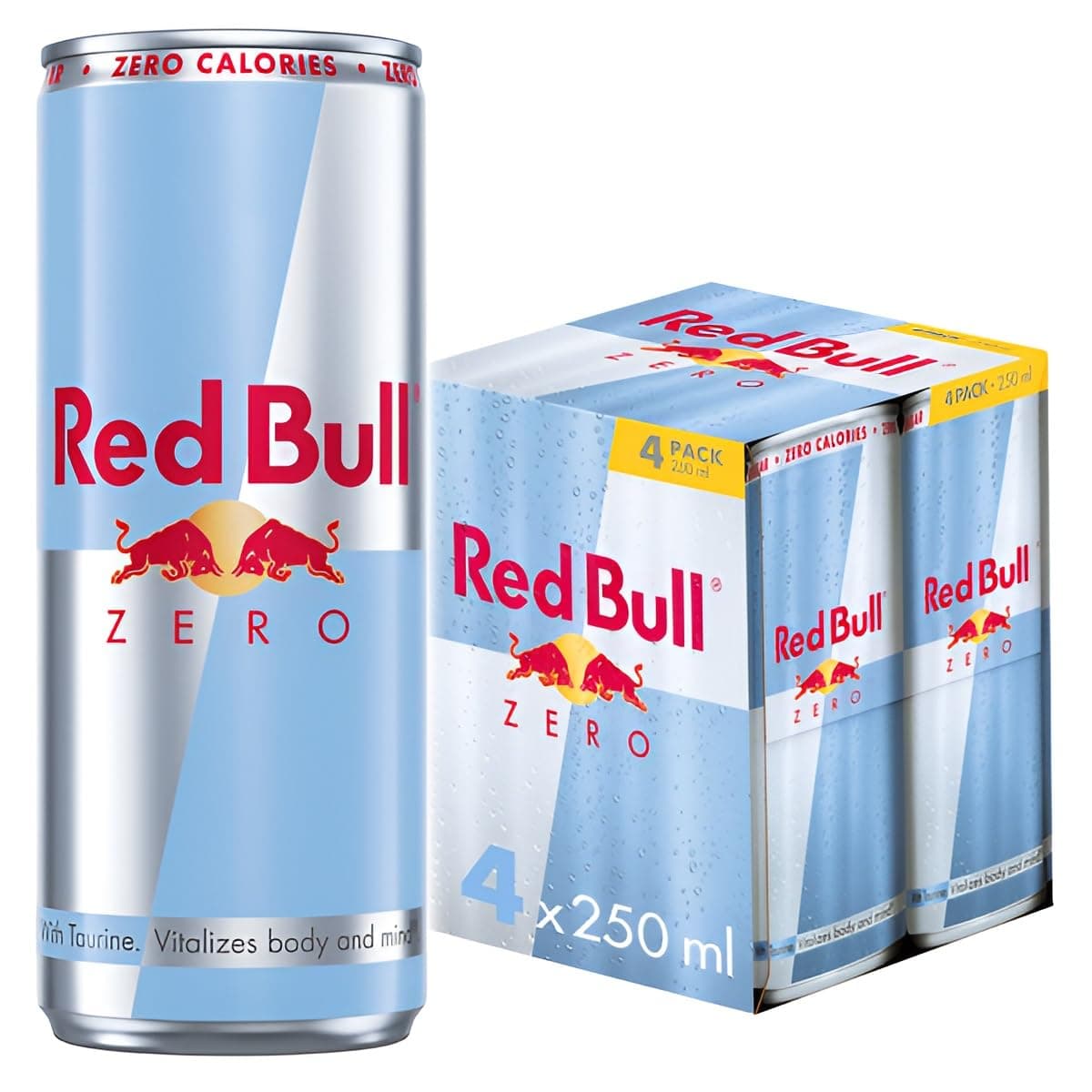 NEW - Red Bull Zero 250ml 4pk