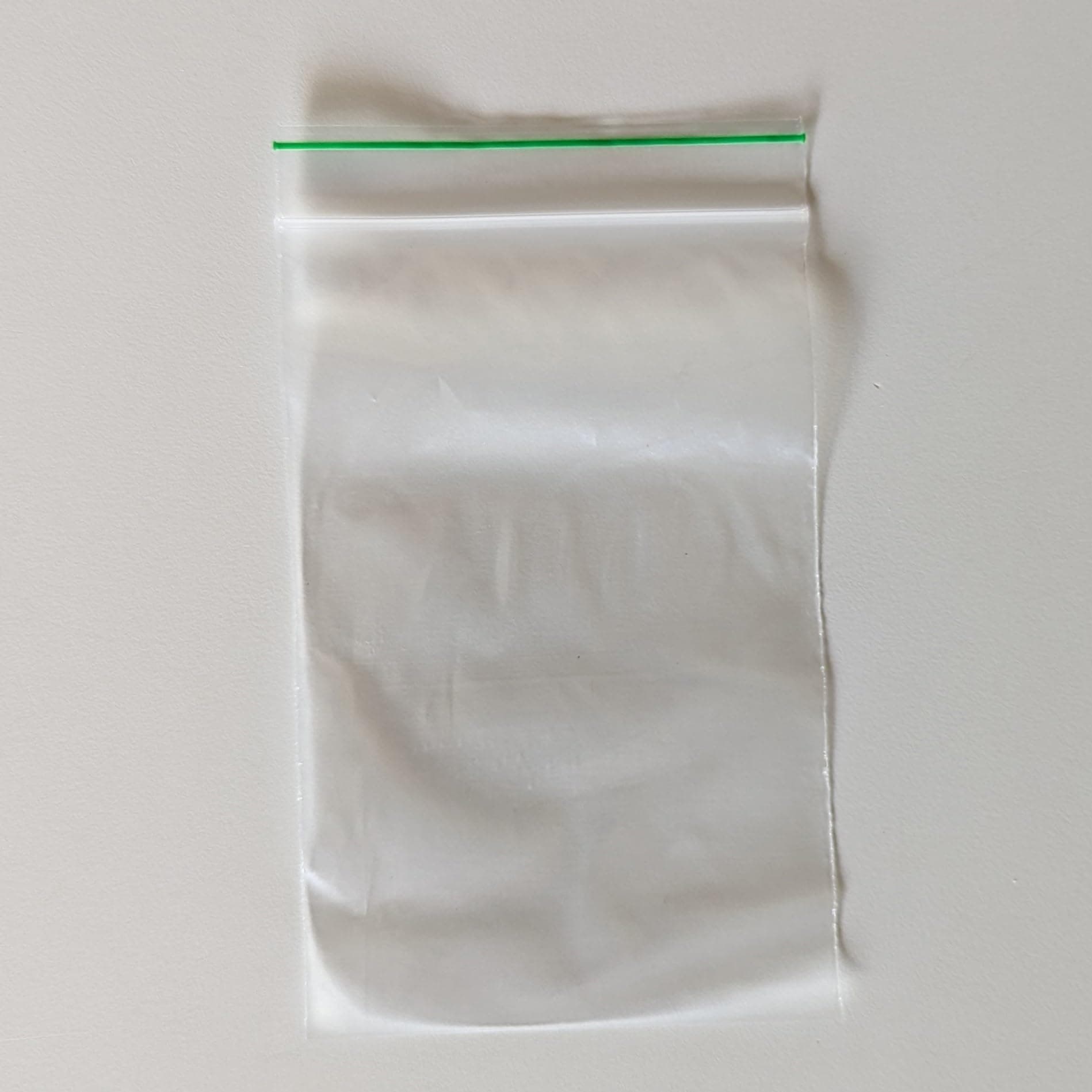 4" x 6" x 2 Mil Snack Size Clear Landfill-Degradable Plastic Ziplock Bags (Pack of 100)