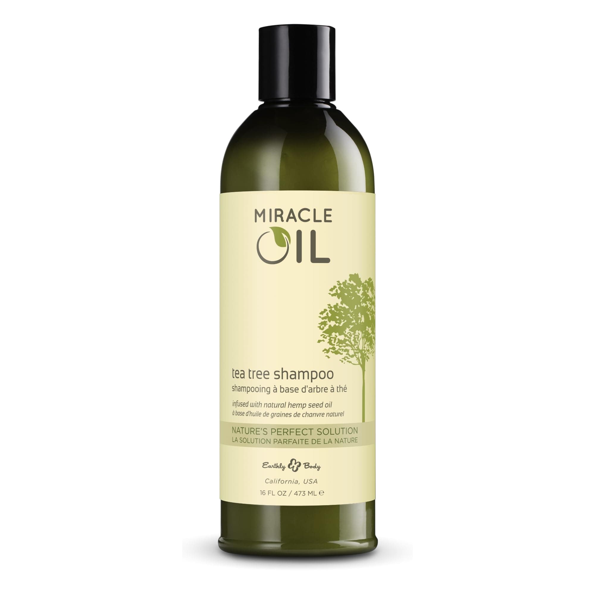 Earthly BodyMiracle Oil Shampoo 16oz Tea Tree