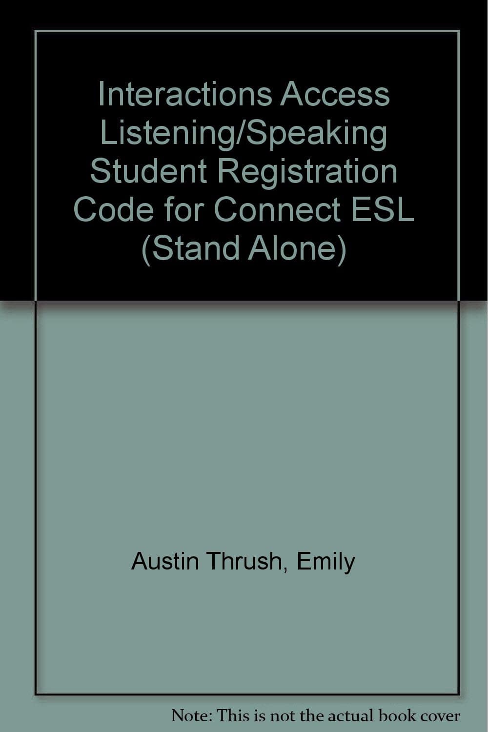 Interactions Access Listening/Speaking Student Registration Code for Connect ESL (Stand Alone) 6th Edition