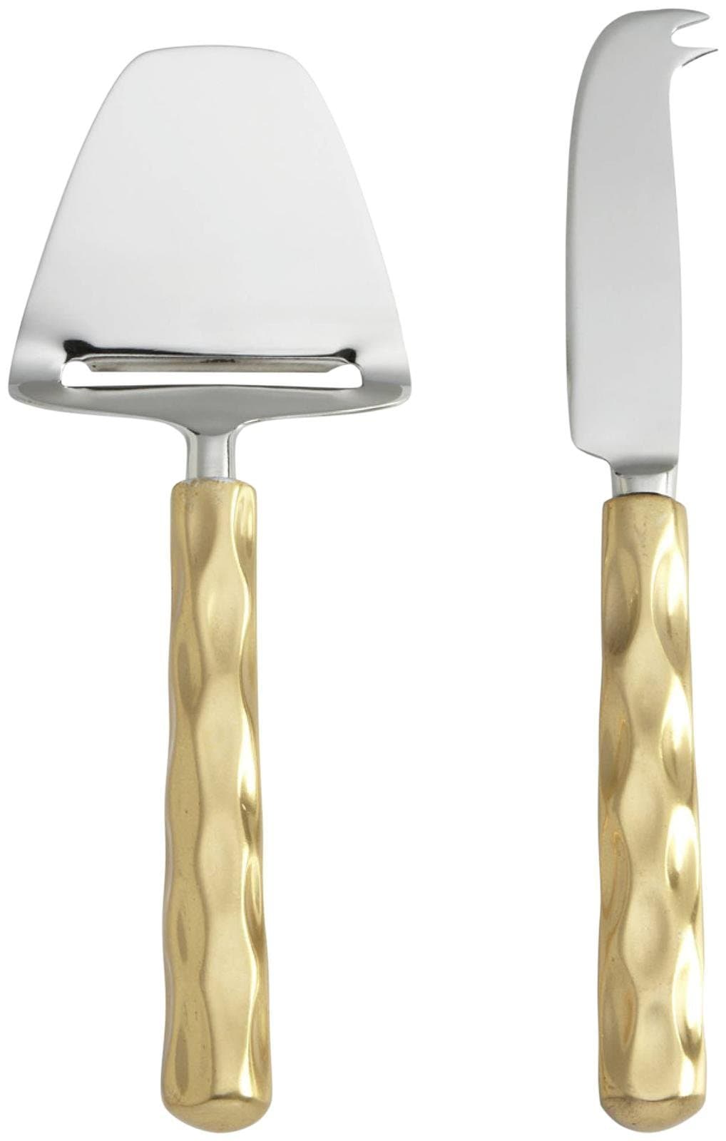 Michael Wainwright 71Tr28 Truro Metal Gold Cheese Shaver And Knife Set