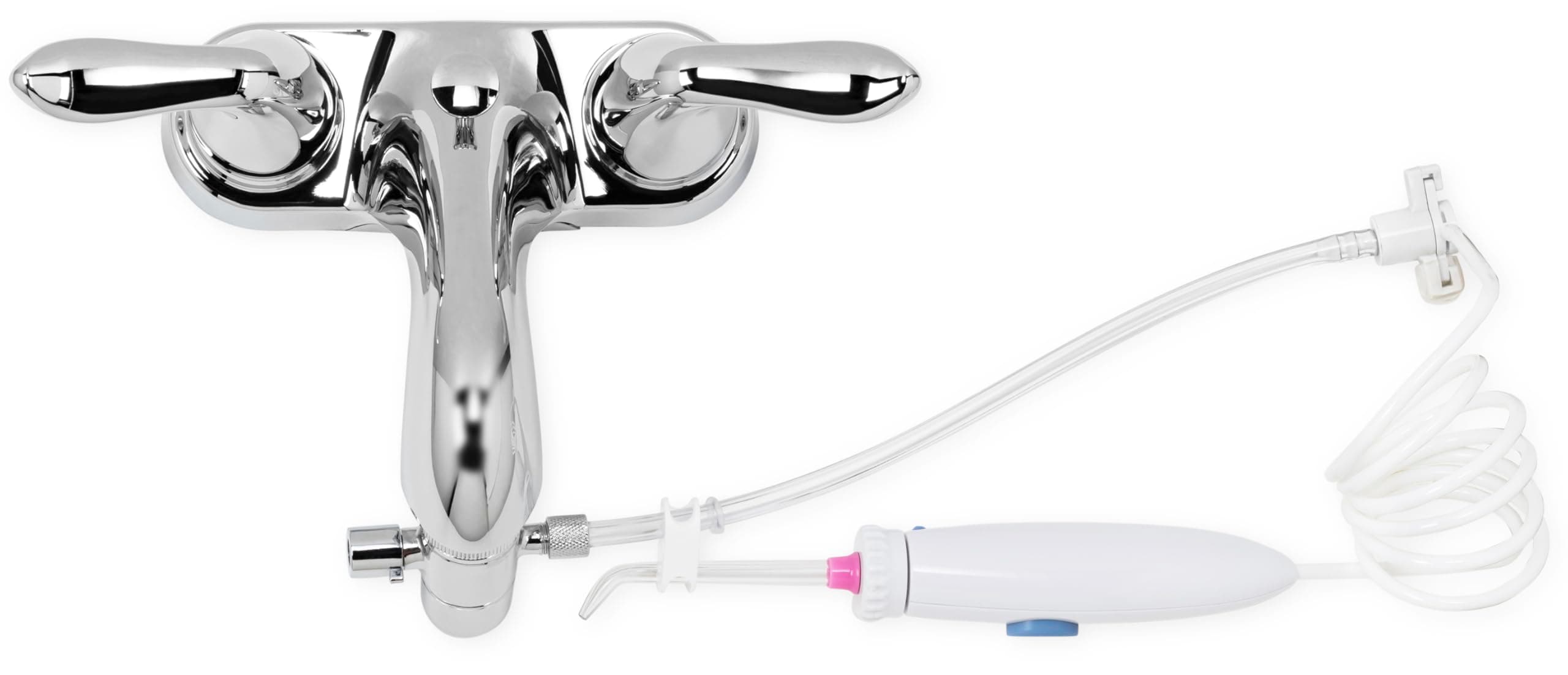 Water Flosser v2 - Faucet Oral Irrigator | Effortless Dental Care | Long-Lasting Coil Tubing | Non-Electric and No Battery | Fully Replaceable Components | Usability-Focused Design