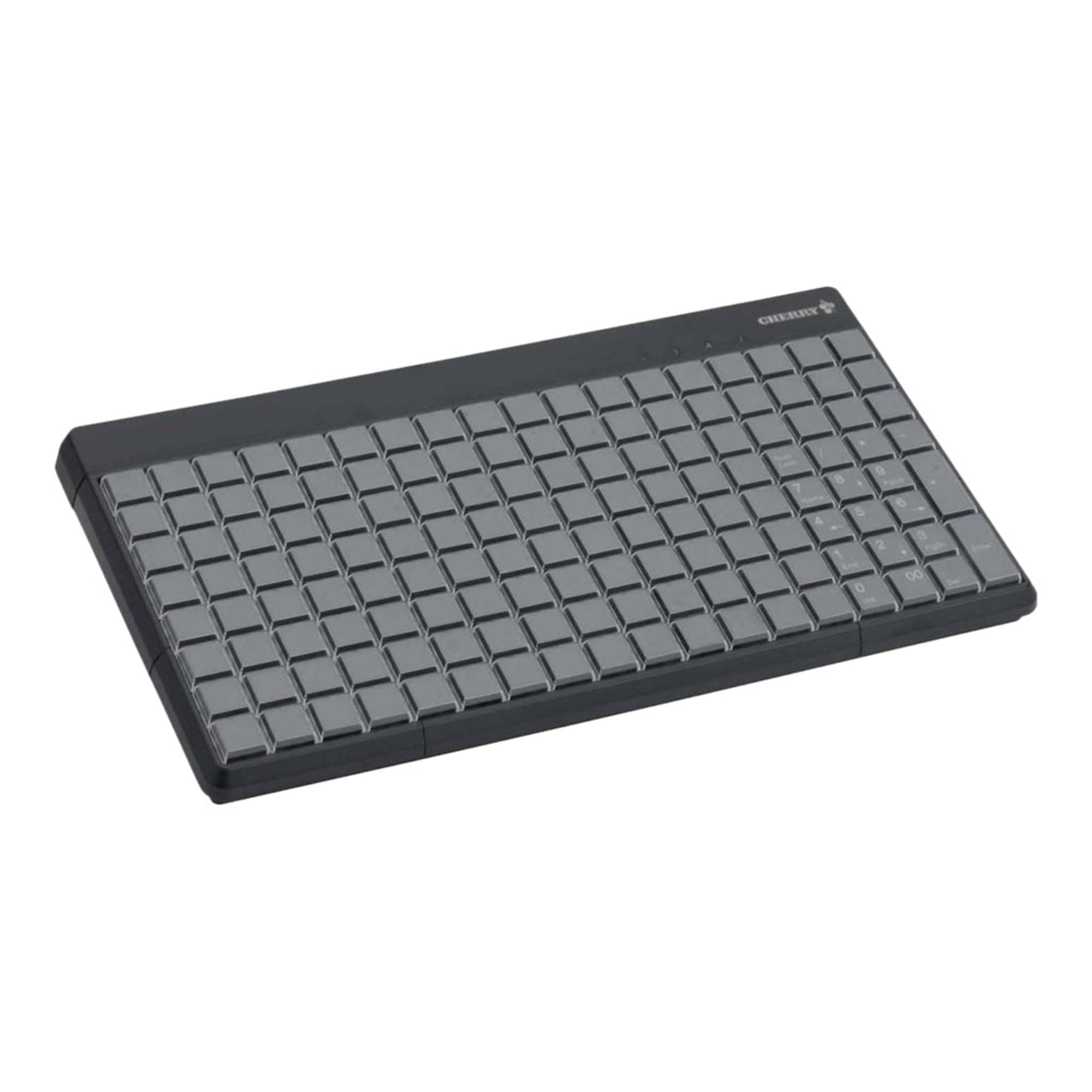 Cherry G86-6340 Pos Keyboard 142 Keys - 142 Relegendable Keys - Magnetic Stripe Reader - Usb - Black (g8663400euadaa)