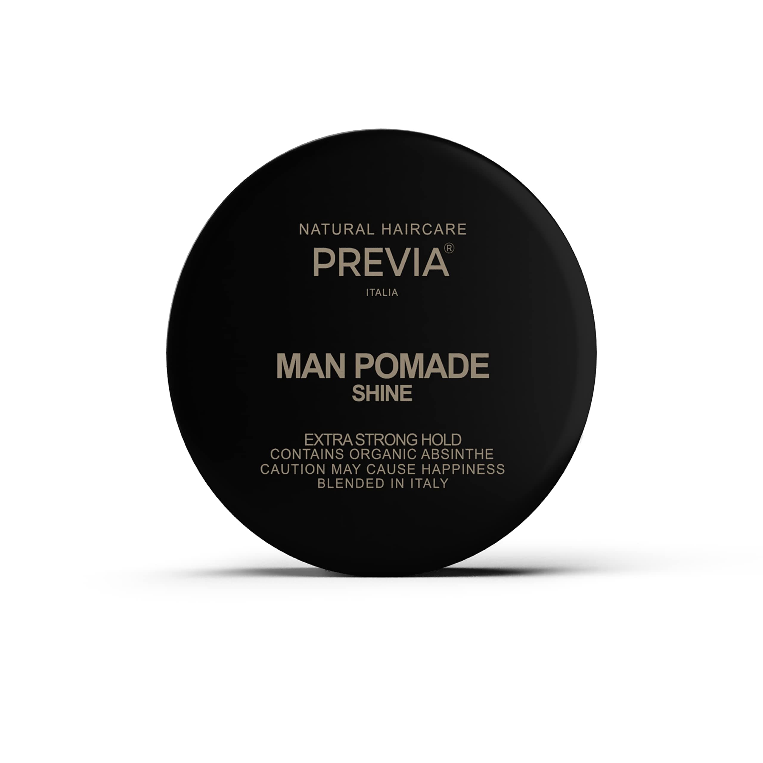 Man Pomade Shine Styling Cream for Natural Hold Molding Hair Paste with Organic Absinthe Extract Vegan Natural Ingredients for Textured Casual Hairstyles and Sleek Finish 3.38 oz