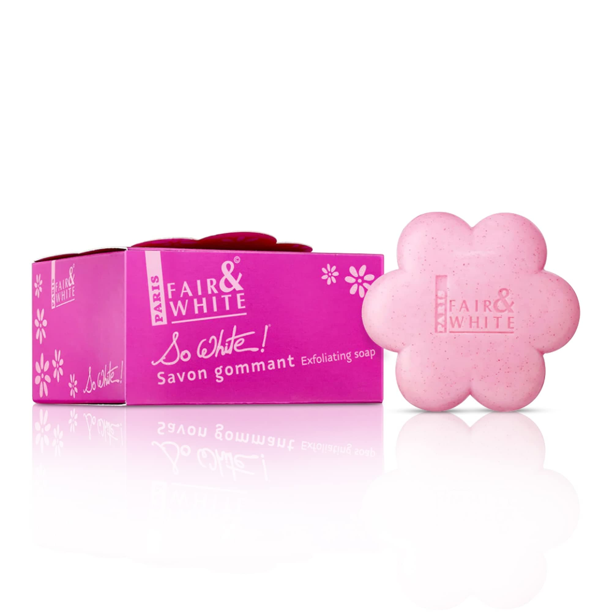 So White Skin Brightening Soap - 200g / 7 oz - Exfoliating Soap, Helps to Reduce Dark Spots on: Body, Knees, Underarm, Armpit