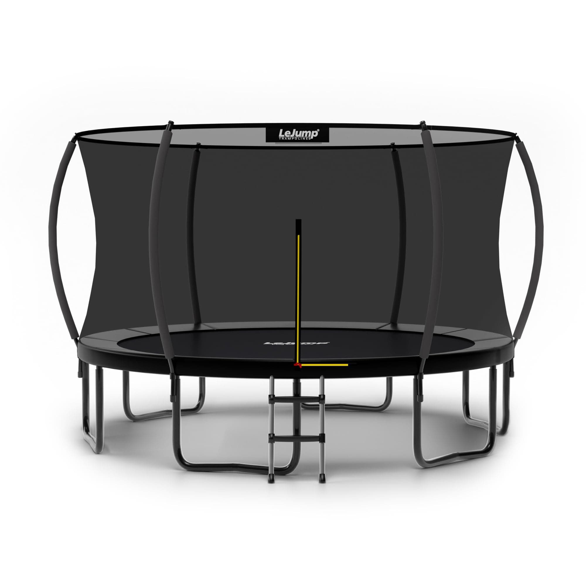 7.7FT 12FT Recreational Big Trampolines with Enclosure Net, ASTM Approved Outdoor for Kids and Adults