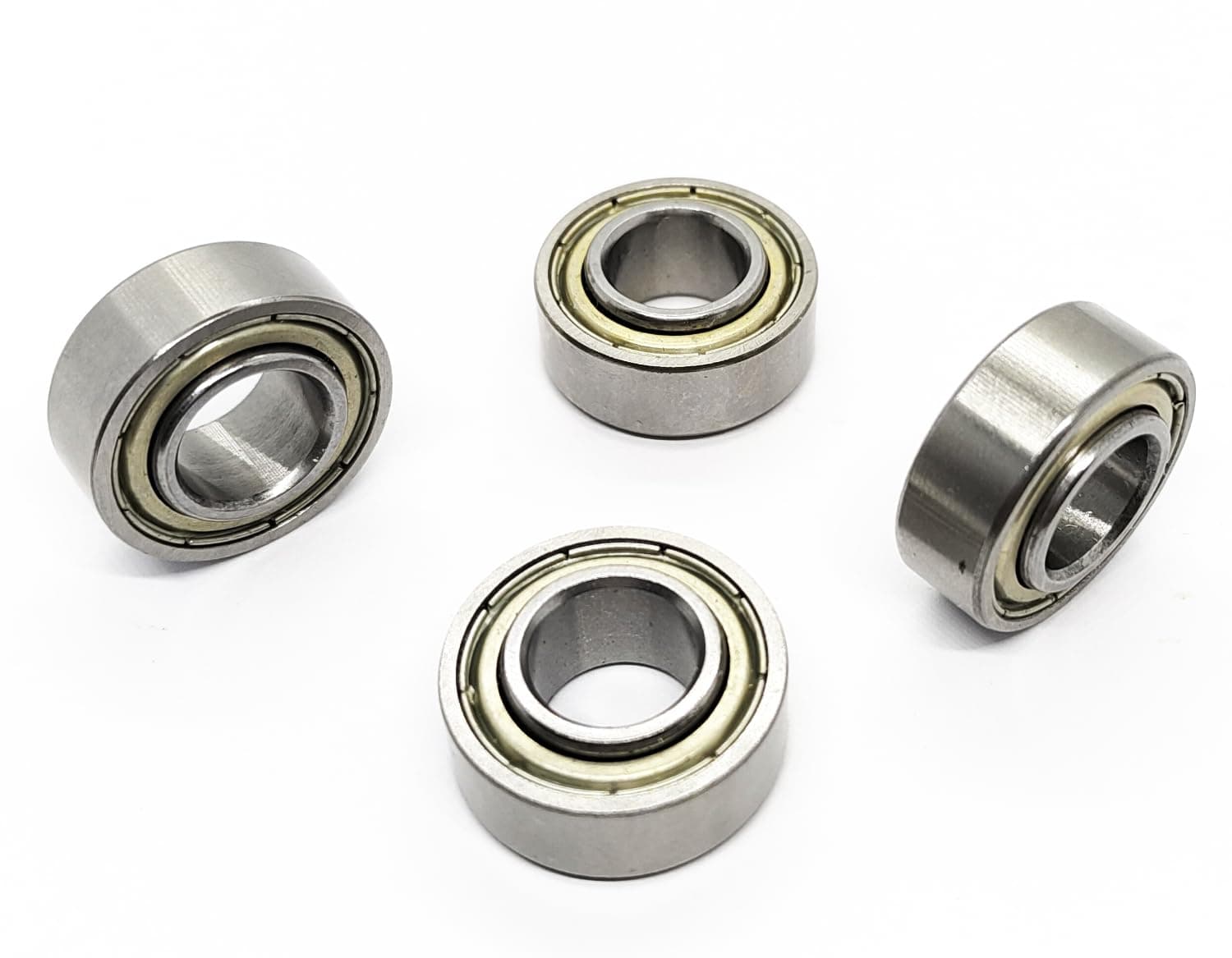 Wheelchair Caster Bearings,Wheelchair Front Wheel Bearings,Transport Chairs Rear Wheel Bearing,ID11.1*OD23*T10mm,Compatible with 11MM(7/16") Wheel axles,8" Wheel Replacement Parts.STDS1011,(4pcs)