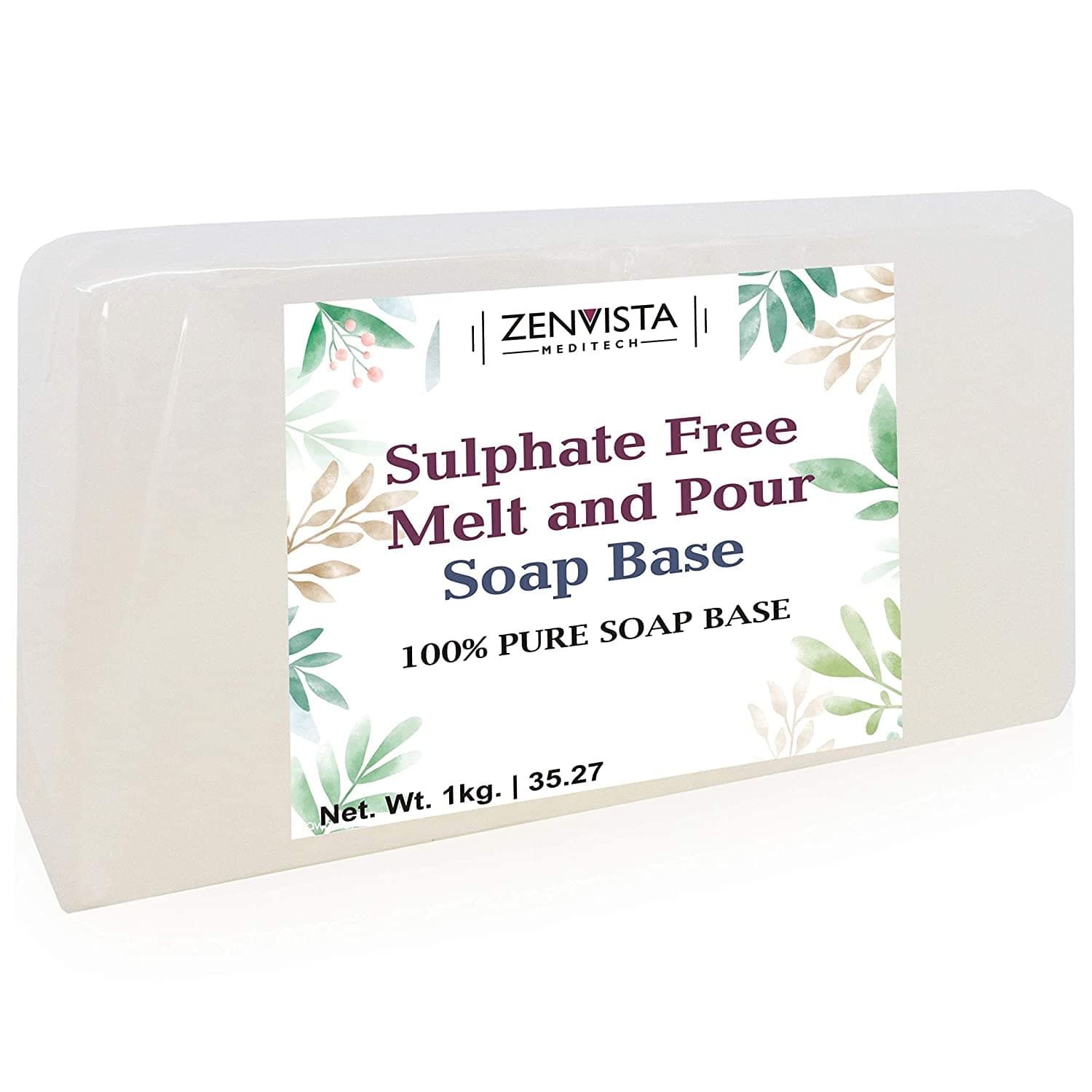 Zenvista MeditechSulphate-free Melt and Pour Soap Base, 1 kg