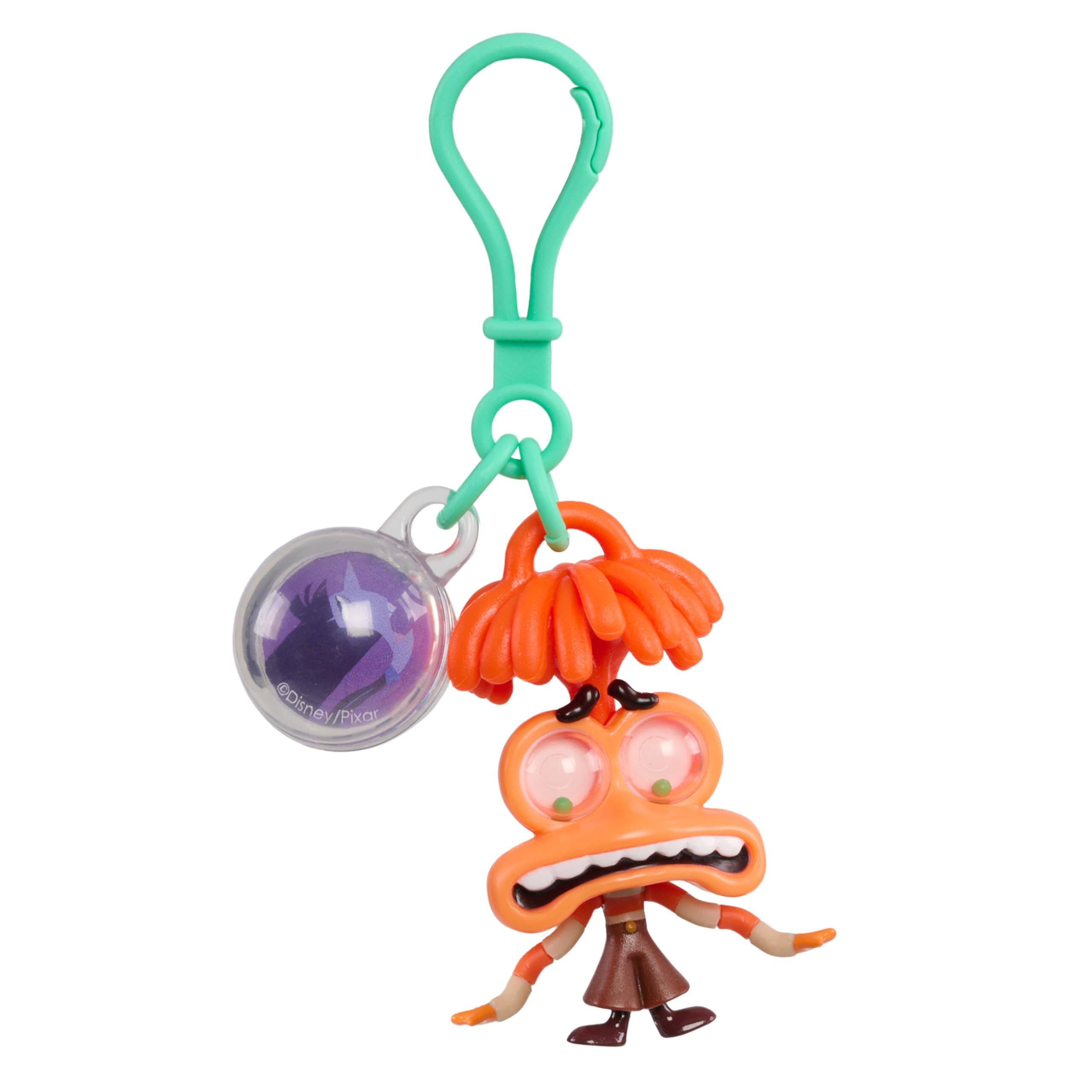 Just Play Inside Out 2 Fidget Figure Keychains - Anxiety, Sadness with Memory Orb - Toys for Ages 3 Up