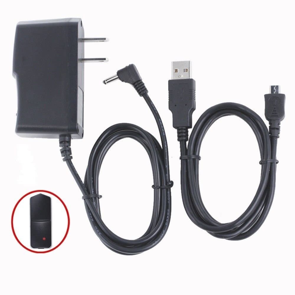 AC/DC Charger Power Adapter +USB PC Cord For Hipstreet Phoenix HS-10DTB12 Tablet