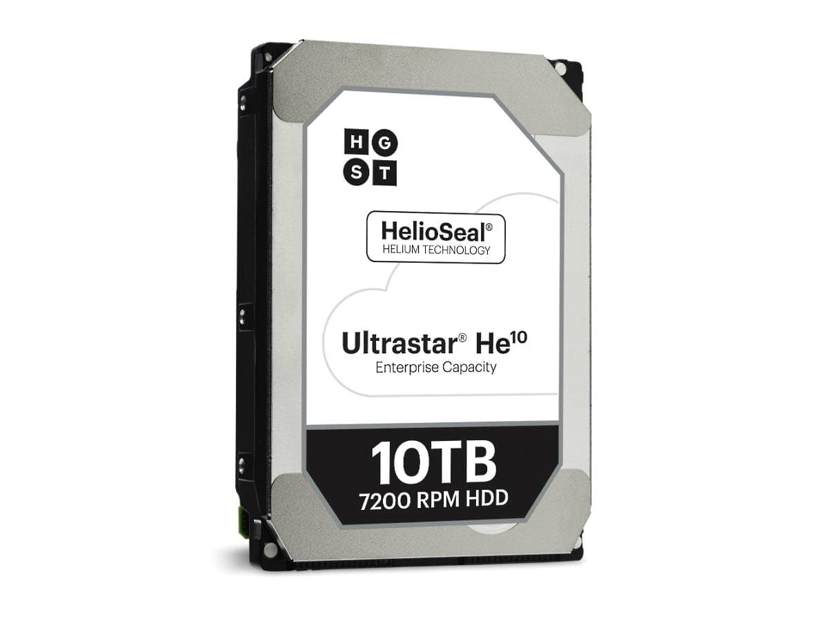 HGST Ultrastar He10 | HUH721010ALN600 | 0F27502 | 10TB 7200 RPM 256MB Cache SATA 6.0Gb/s 3.5" 4Kn Helium Platform Enterprise Hard Drive Bare Drive