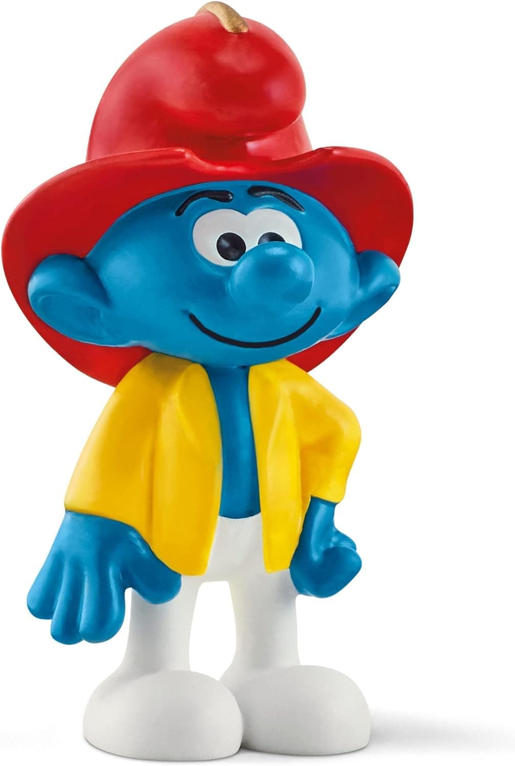 Schleich Smurfs, Collectible Retro Cartoon Toys for Boys and Girls, Fireman Smurf Toy Figurine, Ages 3+