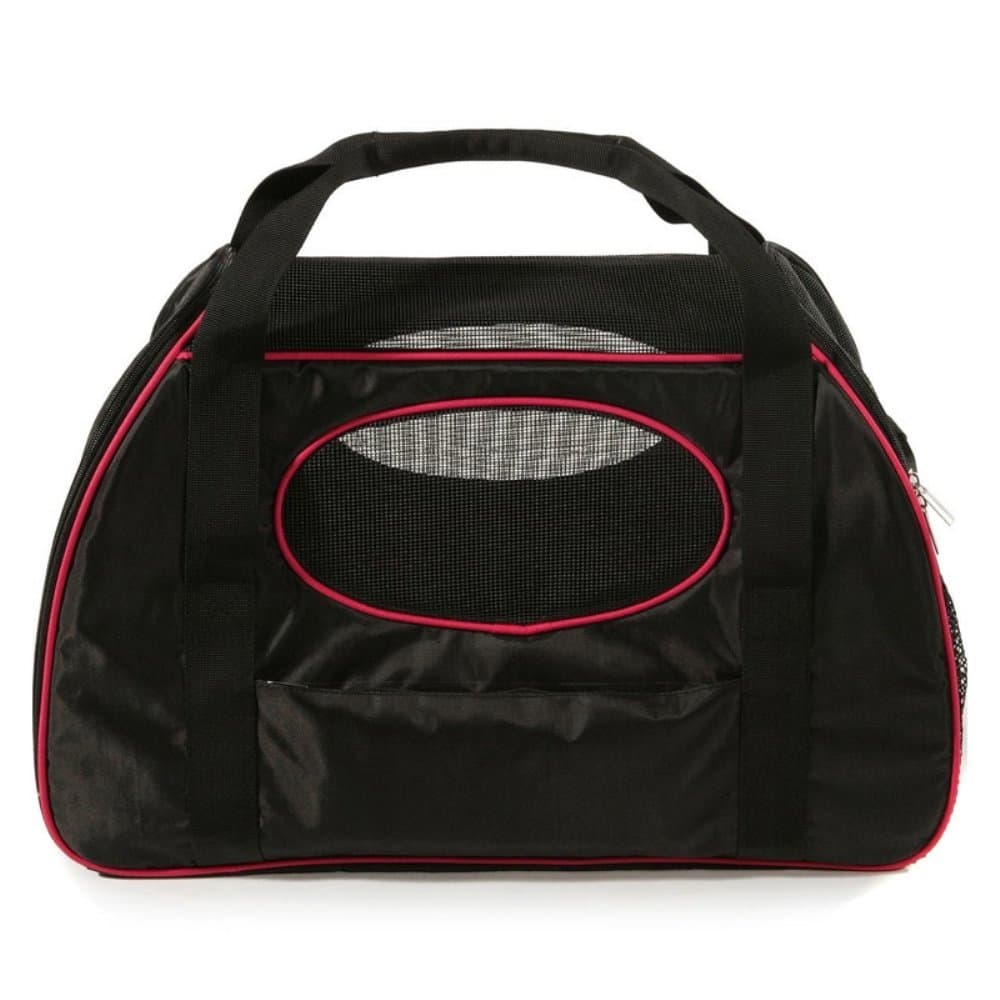 Gen7Pets Carry-Me Sport Pet Carrier, Large, Black/Spring Green