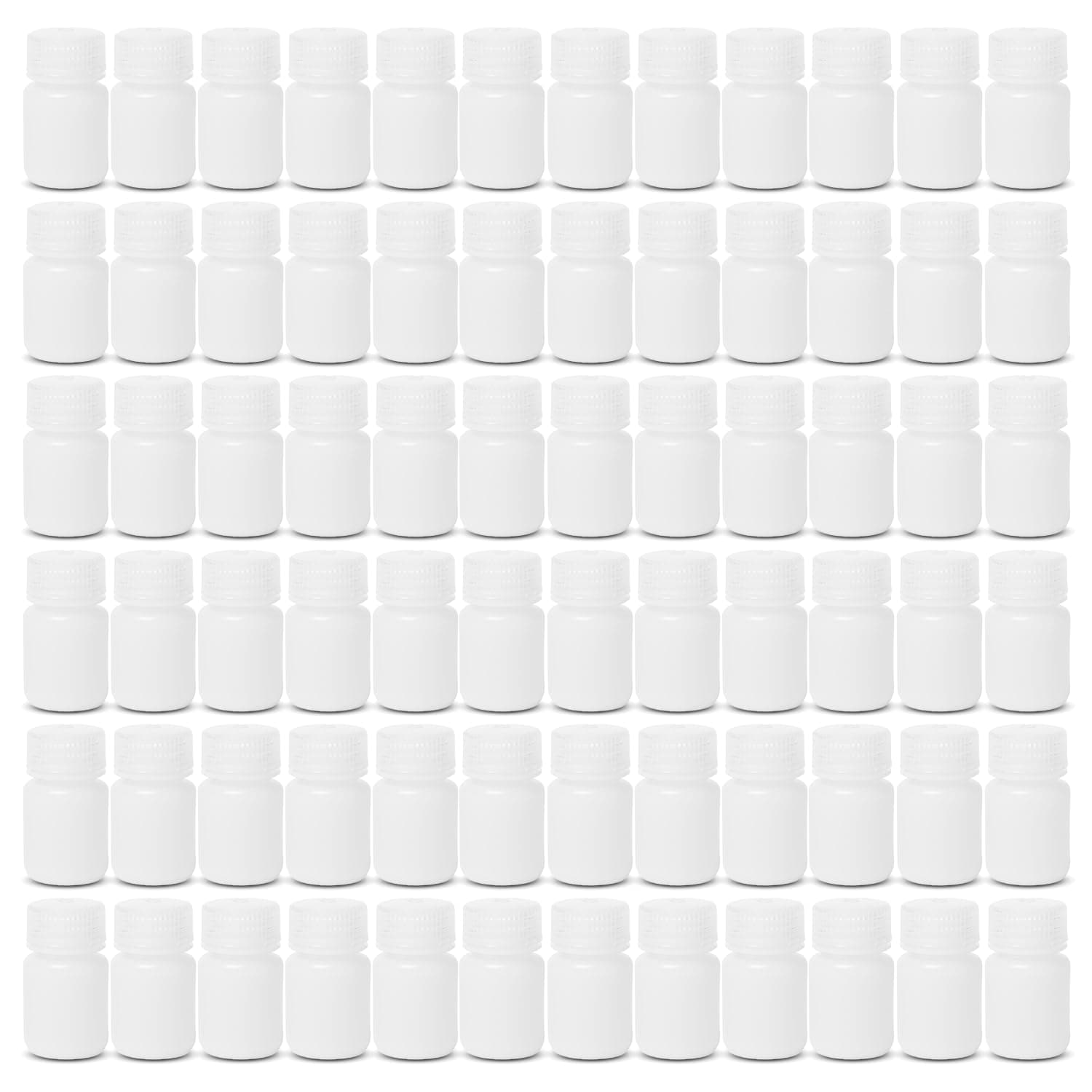 United Scientific™ UniStore™ 33441 | Laboratory Grade HDPE Wide Mouth Reagent Bottle | Designed for Laboratories, Classrooms, or Storage at Home | 30mL (1oz) Capacity | Pack of 72