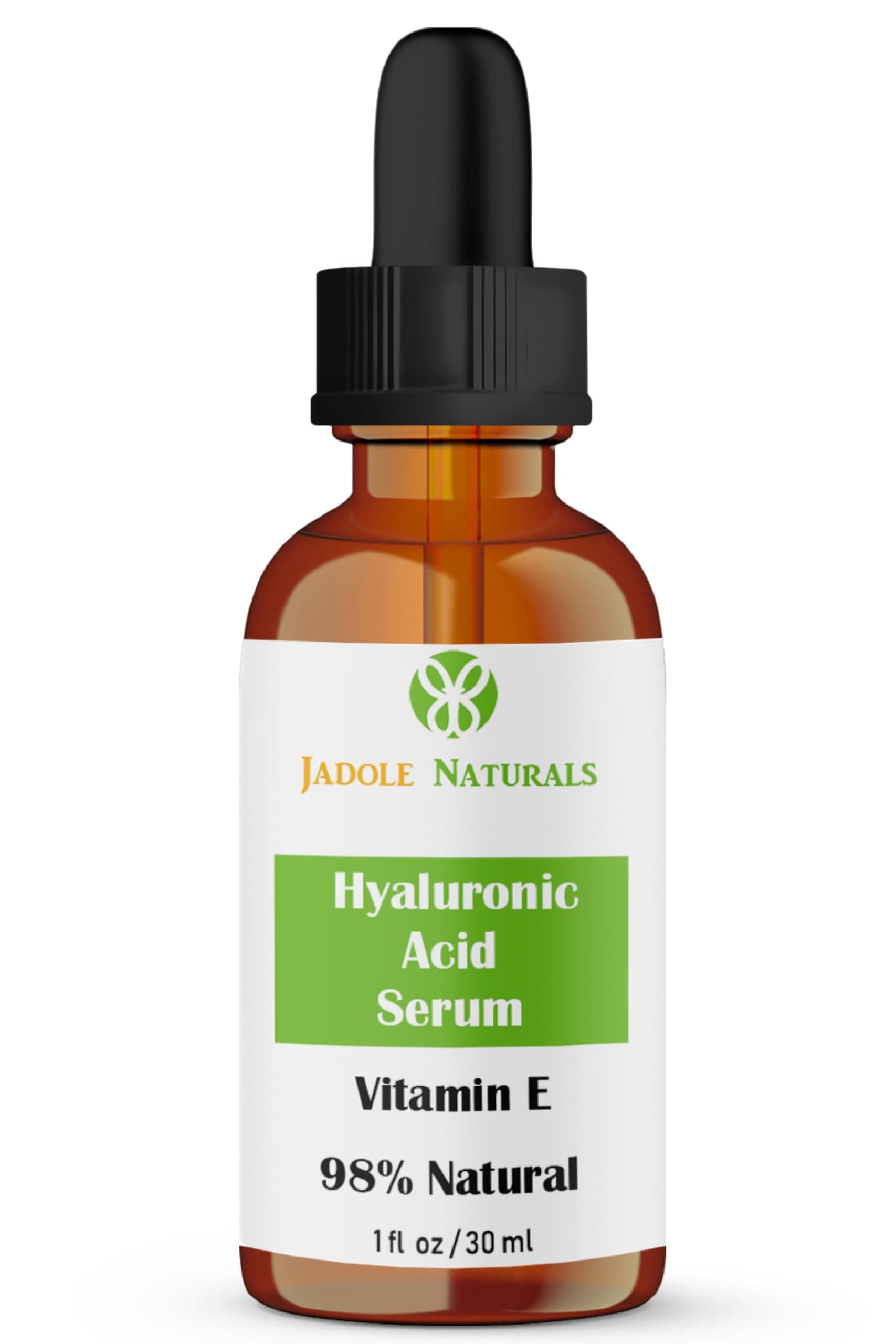 Hyaluronic Acid Serum 30ml with Vitamin E, Hydrating & Brightening Serum for Reduces Wrinkles, Dark Circle, Fine Lines, Anti Wrinkles & Moisturize to Skin