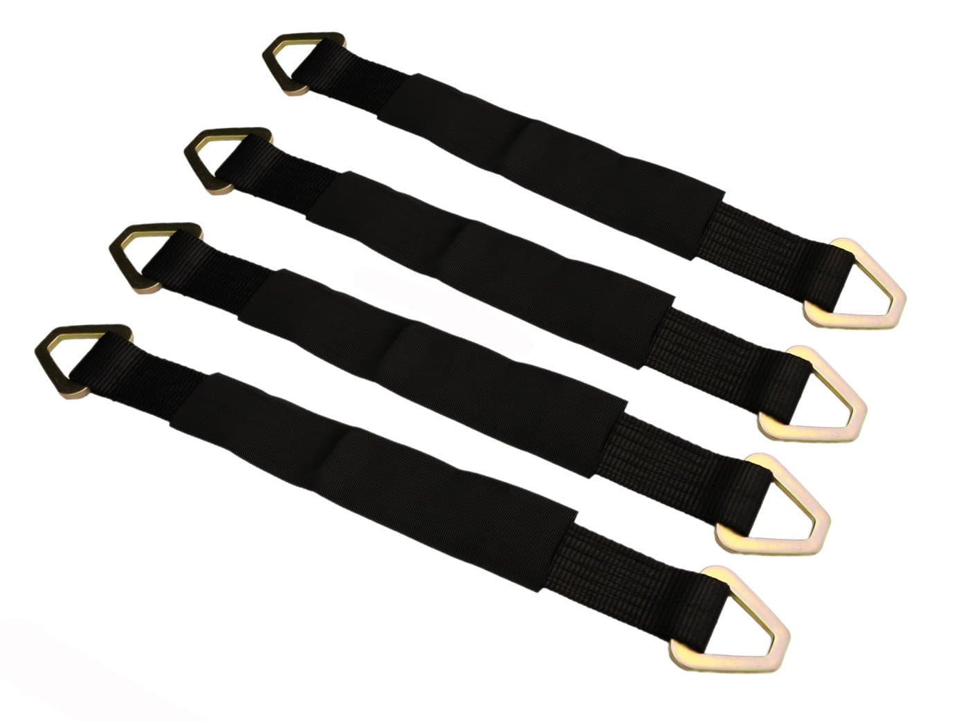 36" Black Axle Straps (4 Pack)