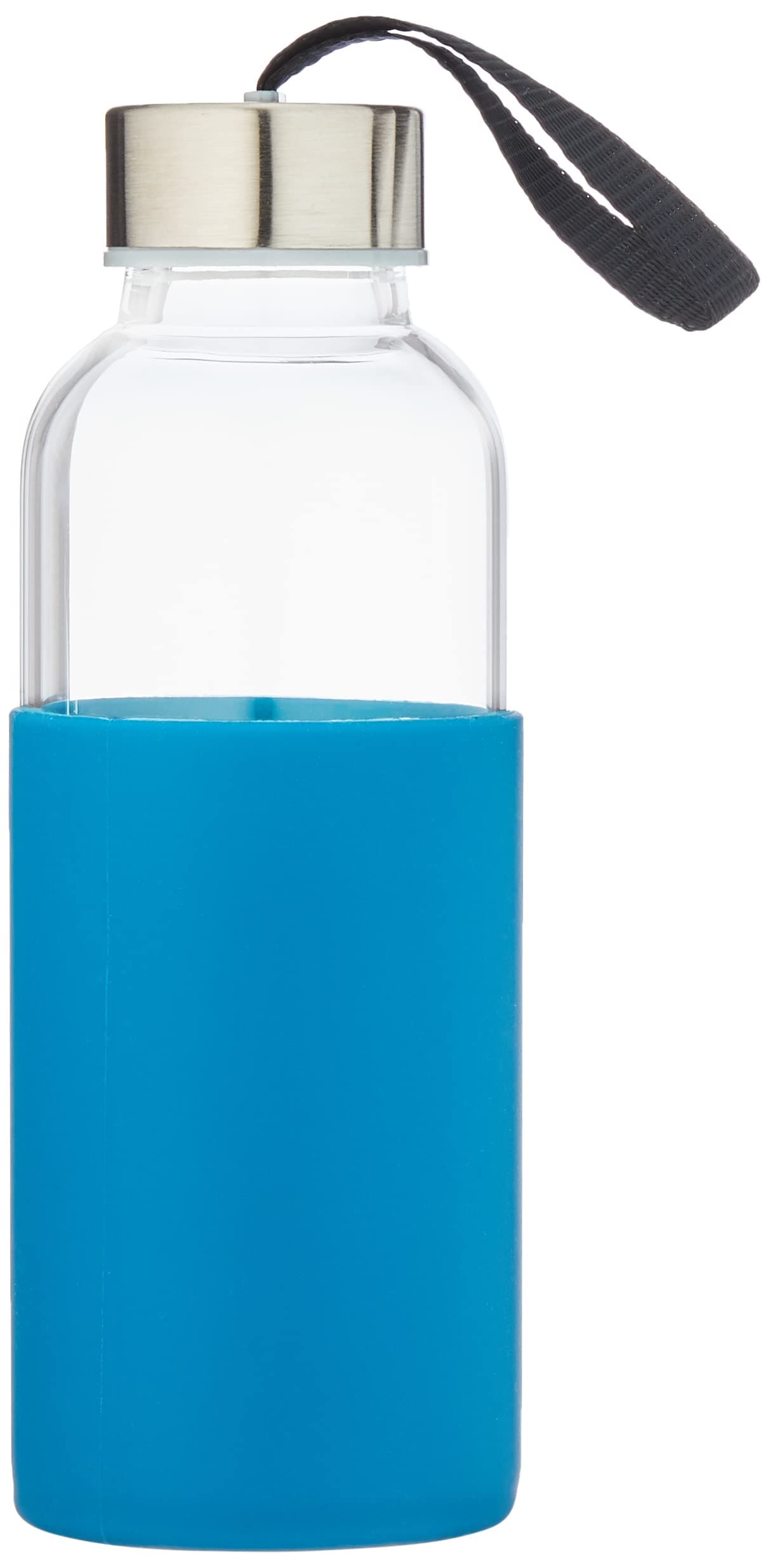 Nerthus FIH 394 400ml Glass Bottle Blue. BPA Free